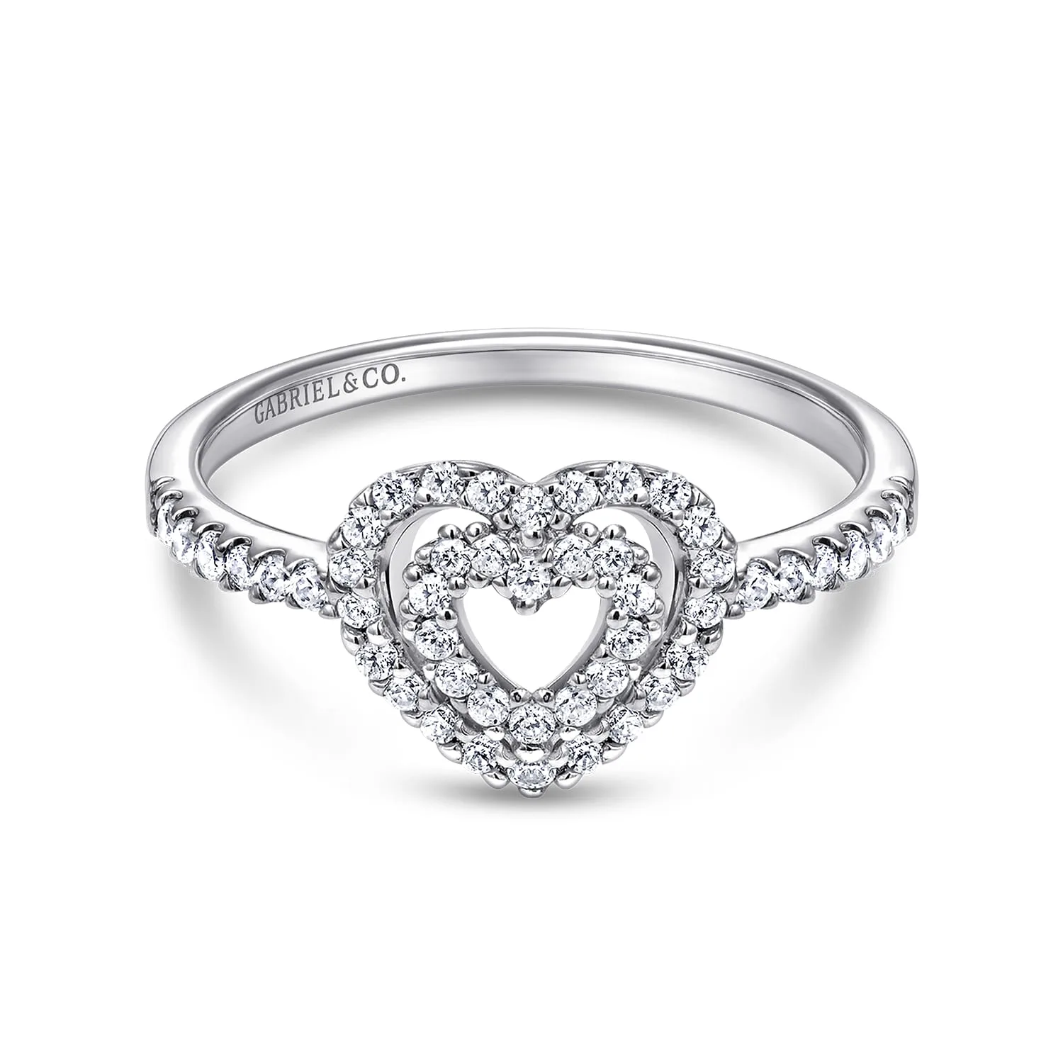 Diamond Double Diamond Promise Ring