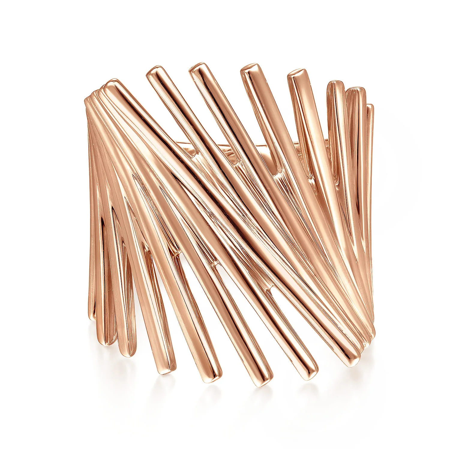Stacked Bar Cage Ring