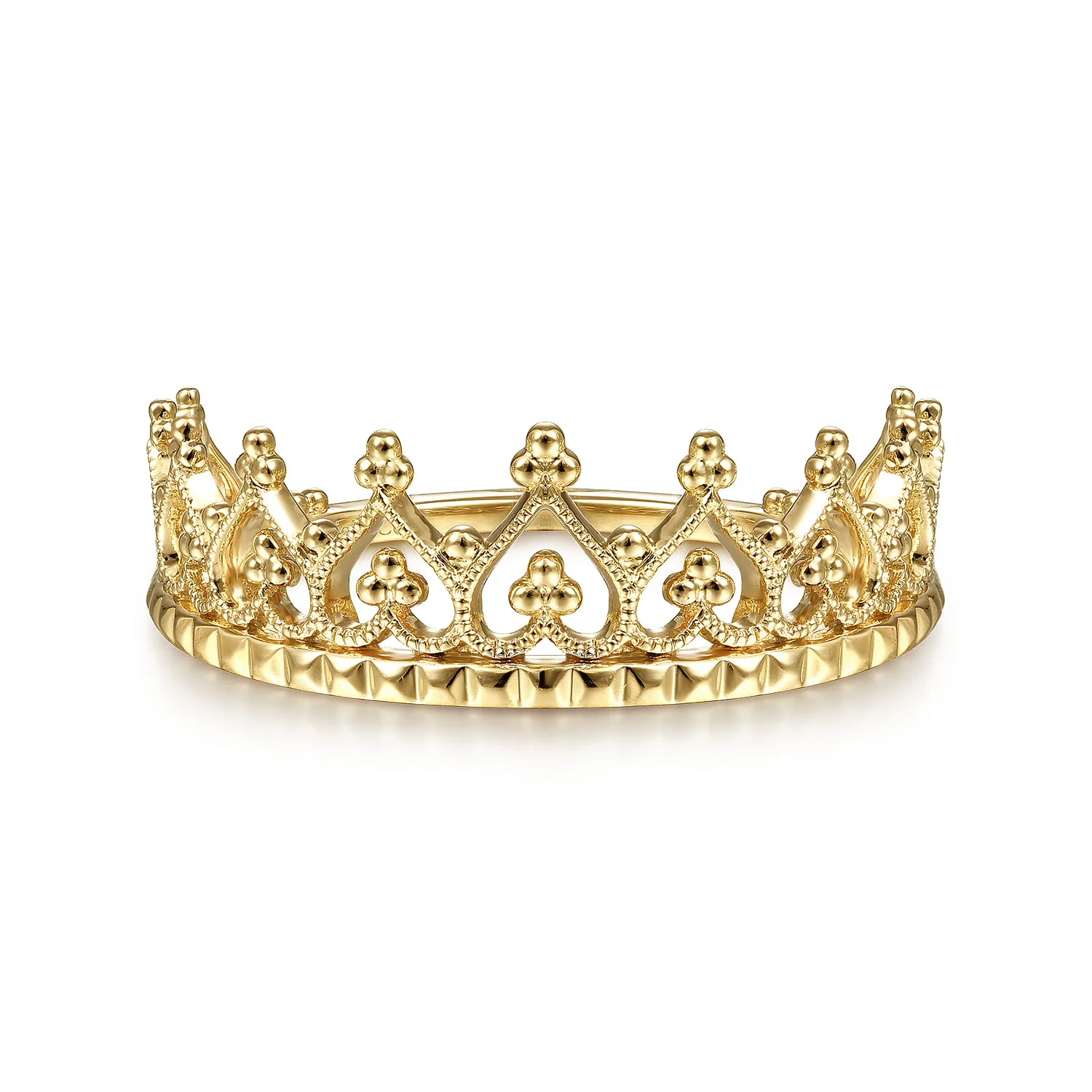 Bujukan Crown Stackable Ring