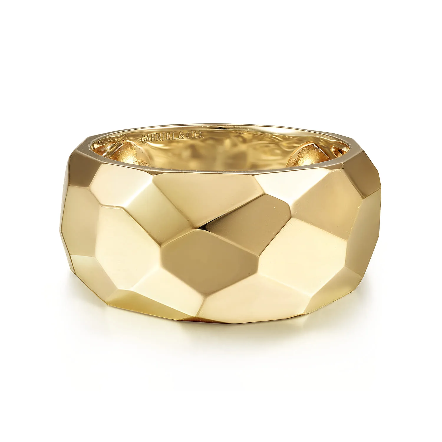 Hammered Puff Ring
