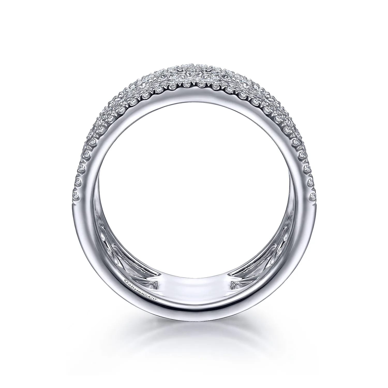 Vintage Diamond Ring in 14K White Gold, photograph 2