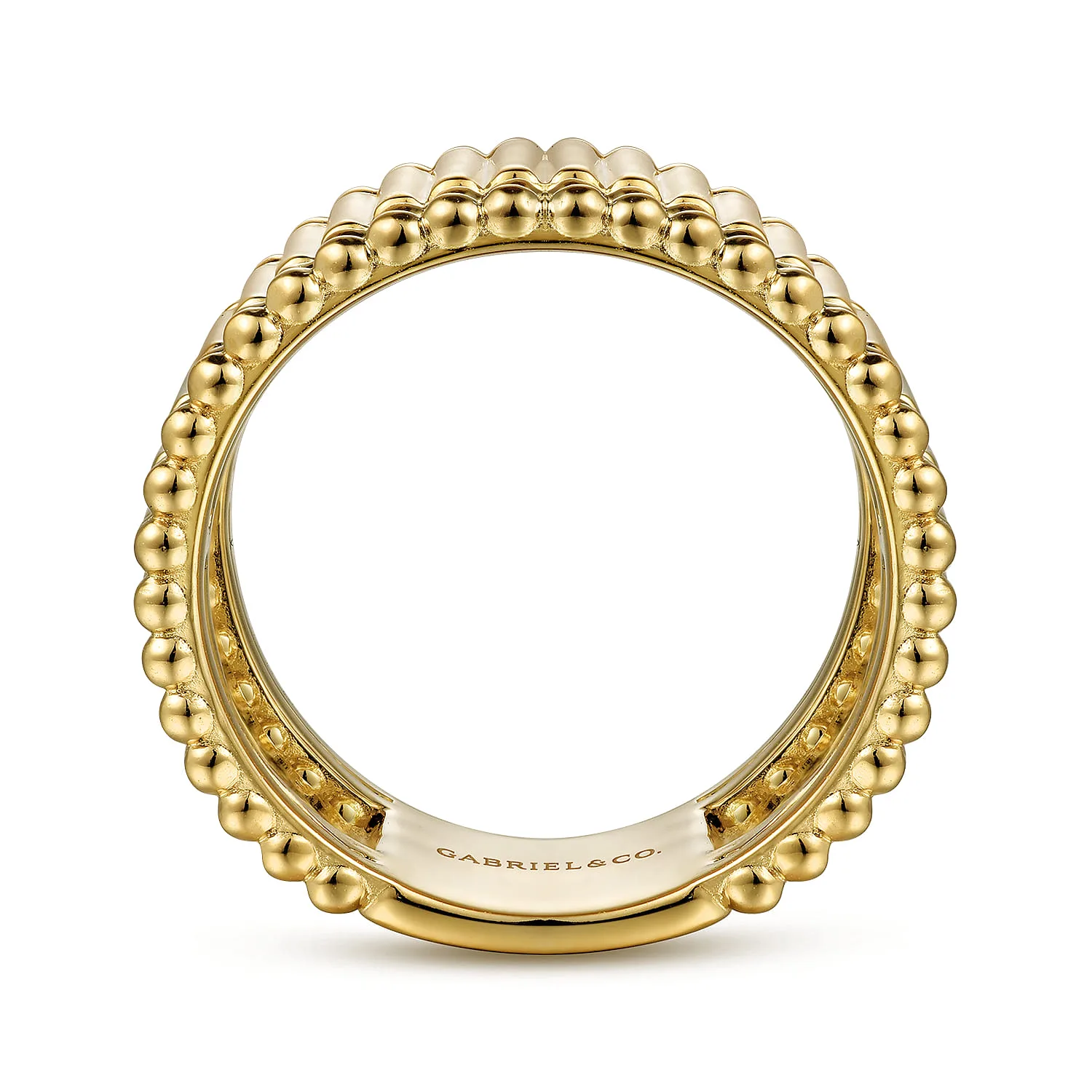 Bujukan Cigar Band in 14K Yellow Gold, photograph 2