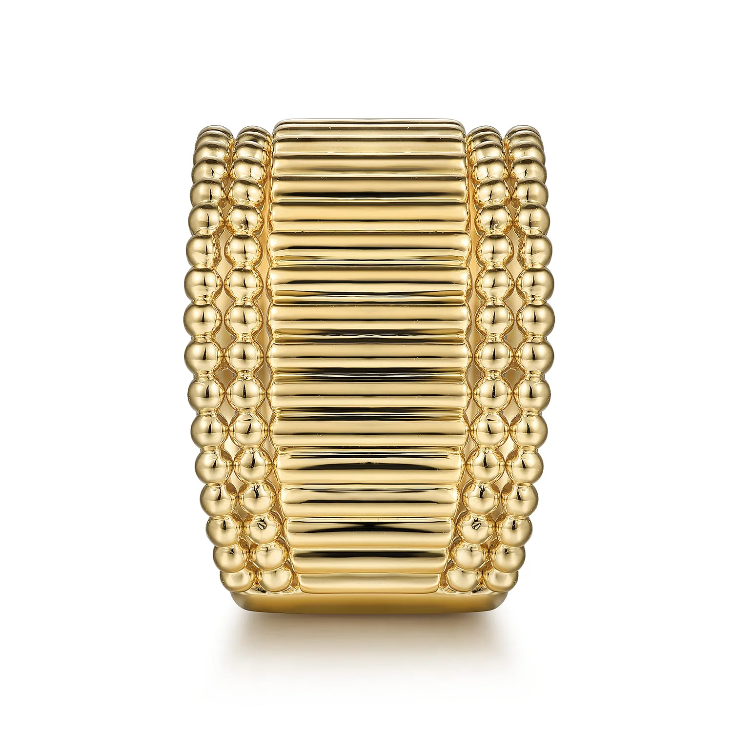 Bujukan Cigar Band in 14K Yellow Gold, photograph 4