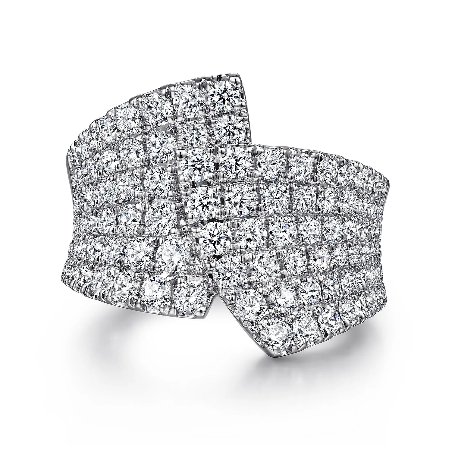 Diamond Pave Wide band Ring