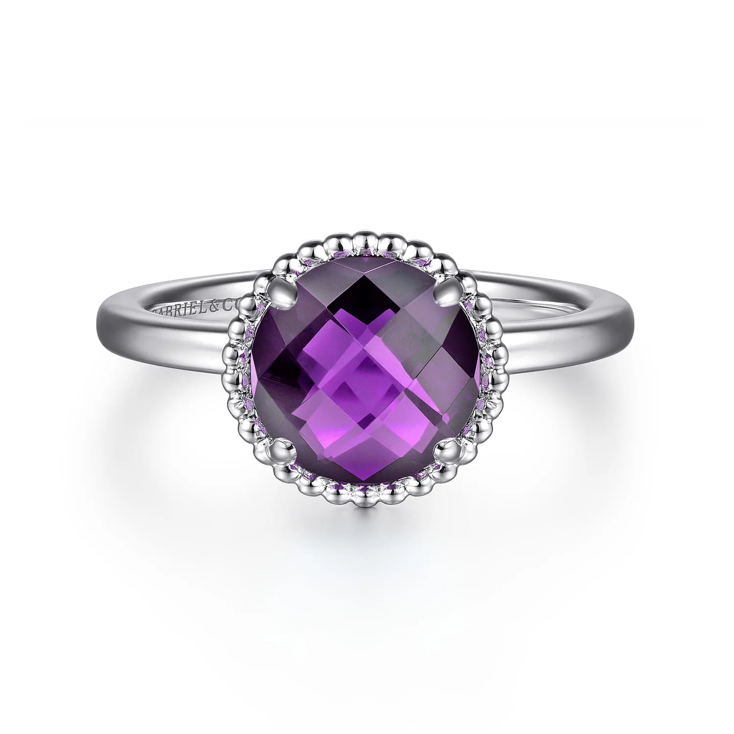 Round Amethyst Bujukan Ring