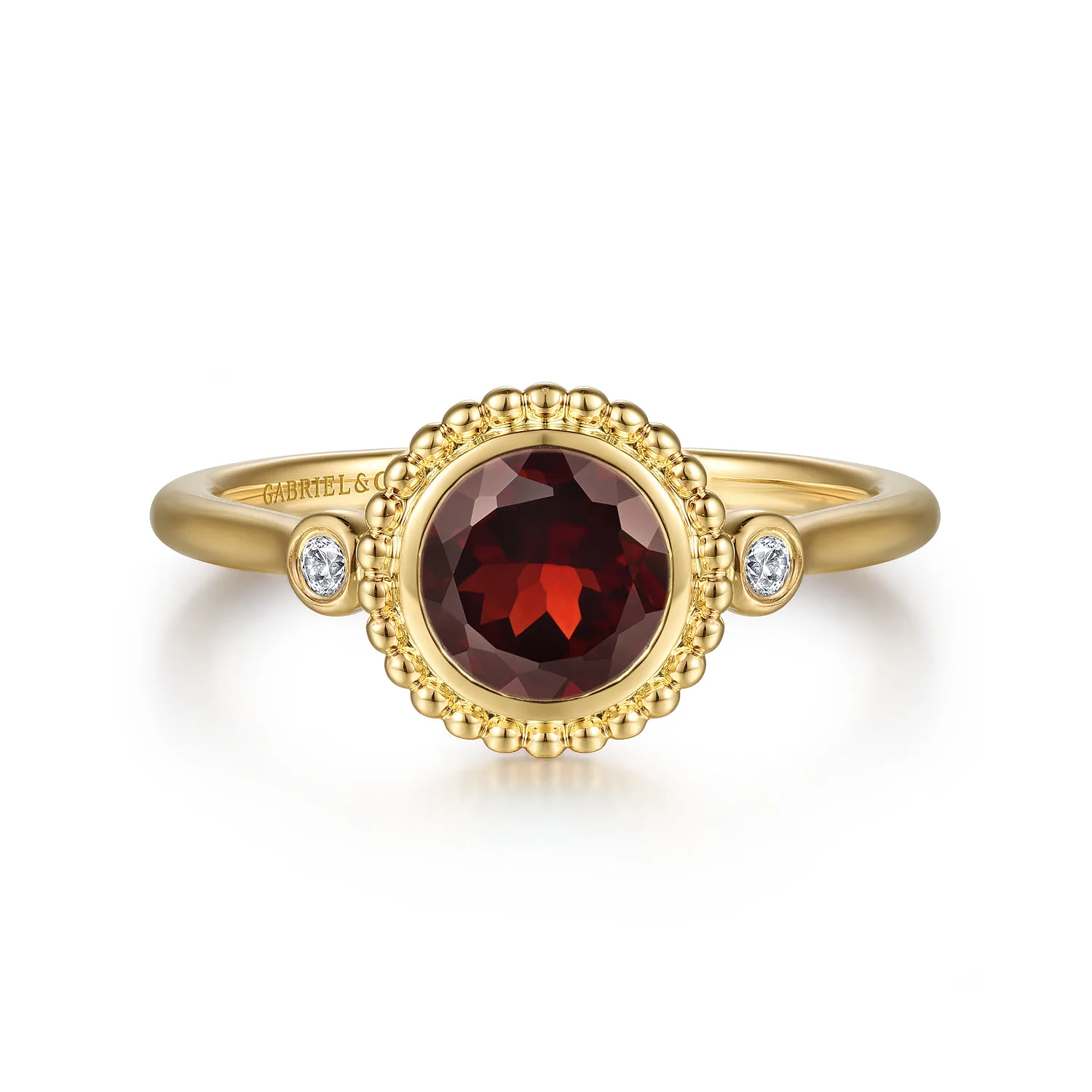 Diamond and Garnet Bujukan Promise Ring