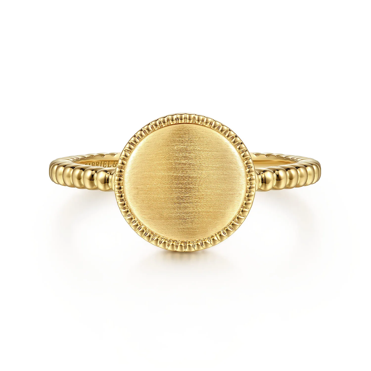 Bujukan Engravable Signet Ring