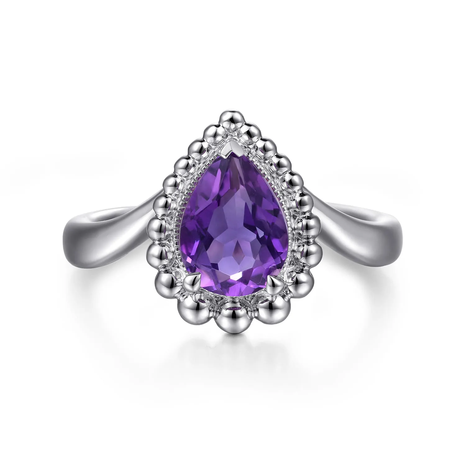 Bujukan Amethyst Chevron Ring