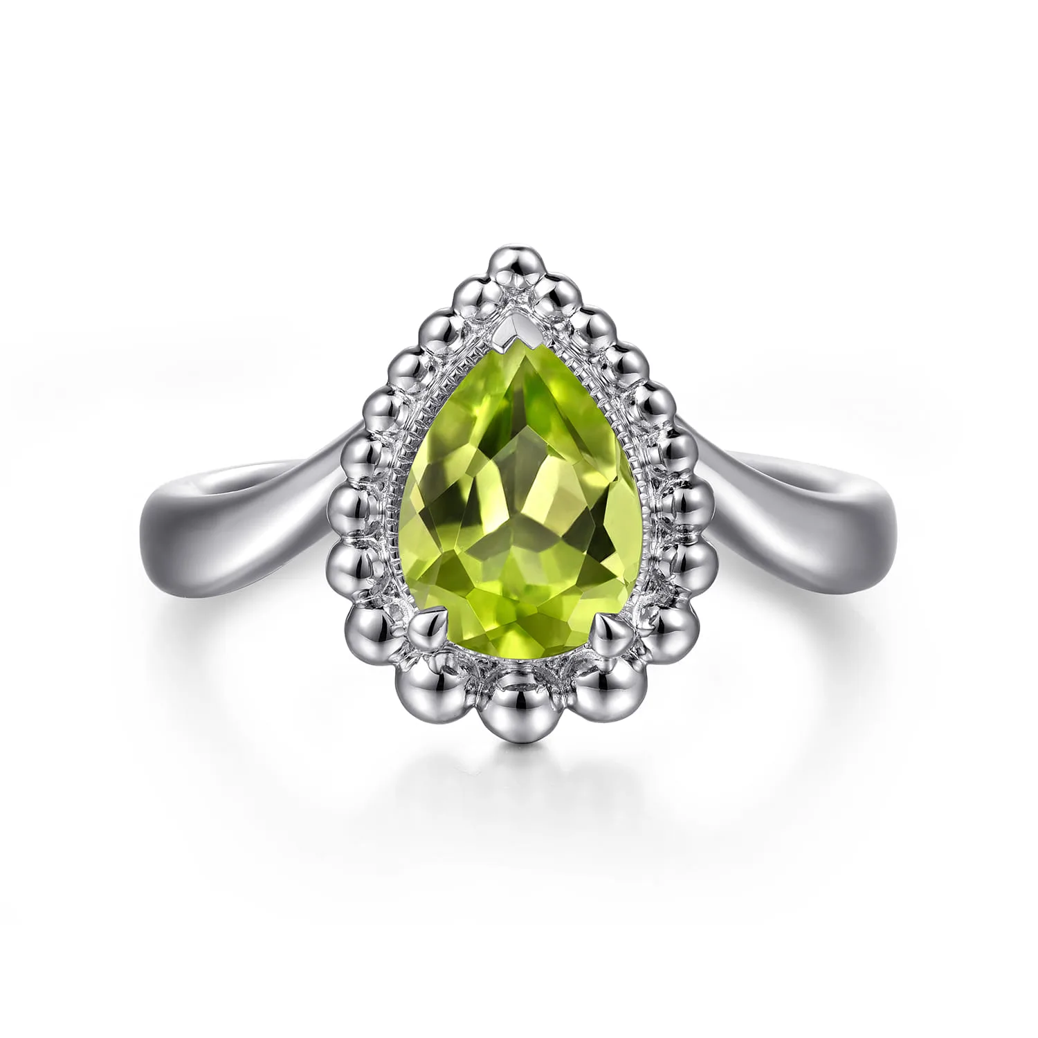 Bujukan Peridot Chevron Ring