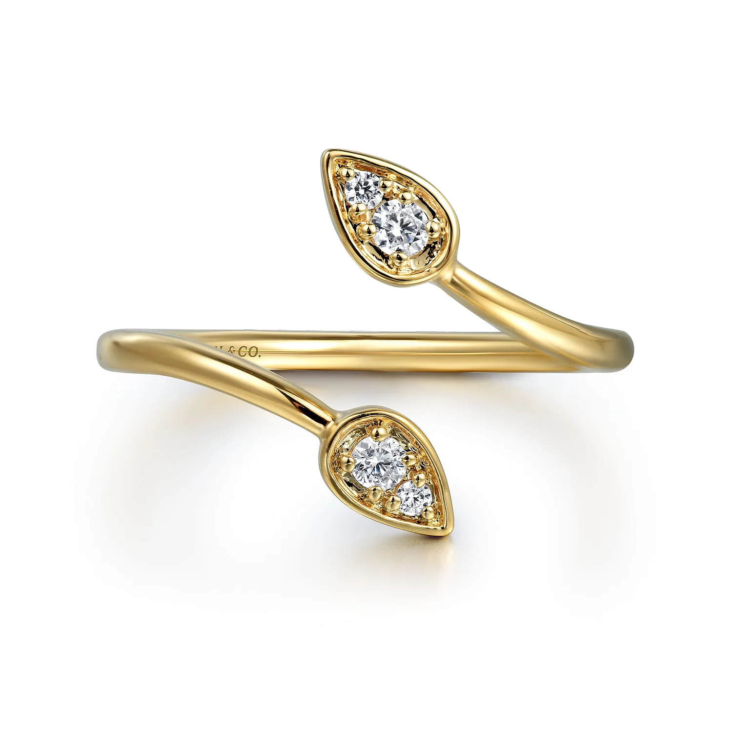 Diamond By-pass Ladies Ring