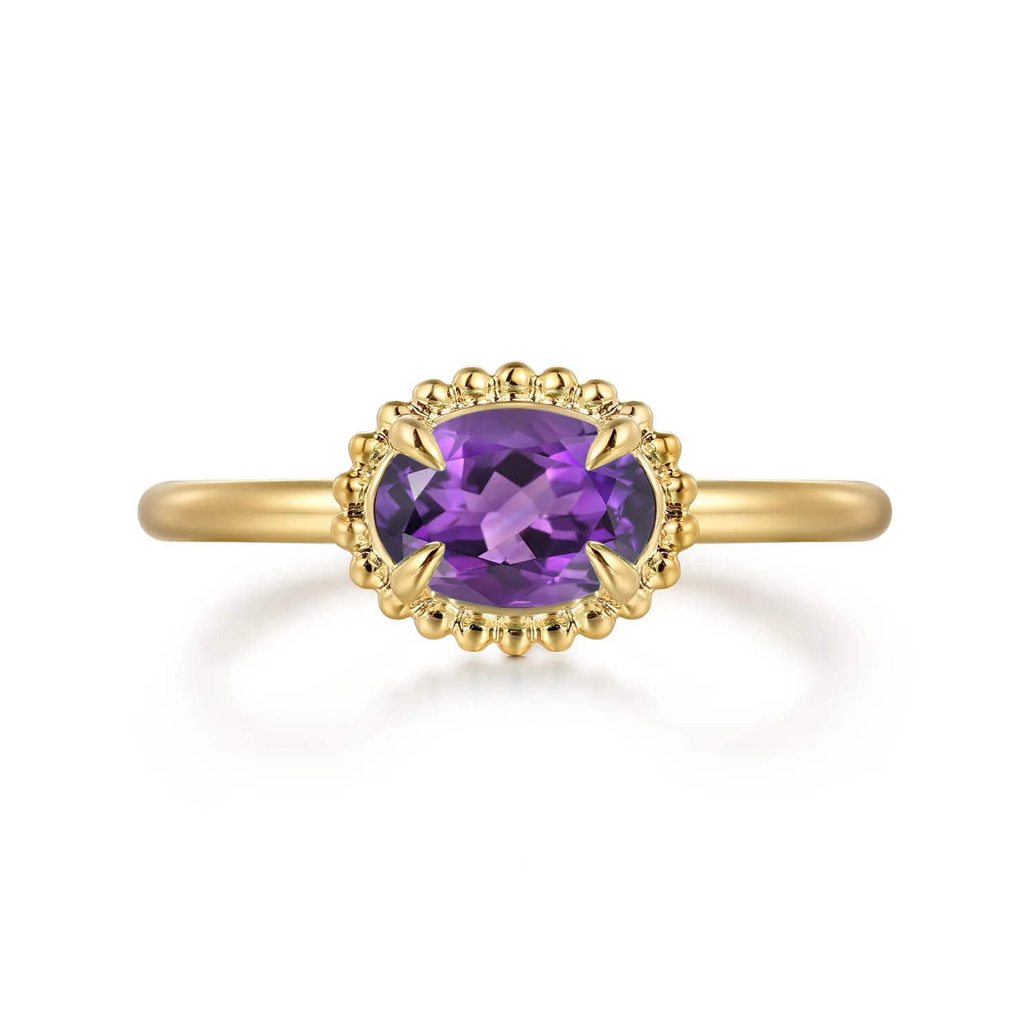 Amethyst Promise Ring