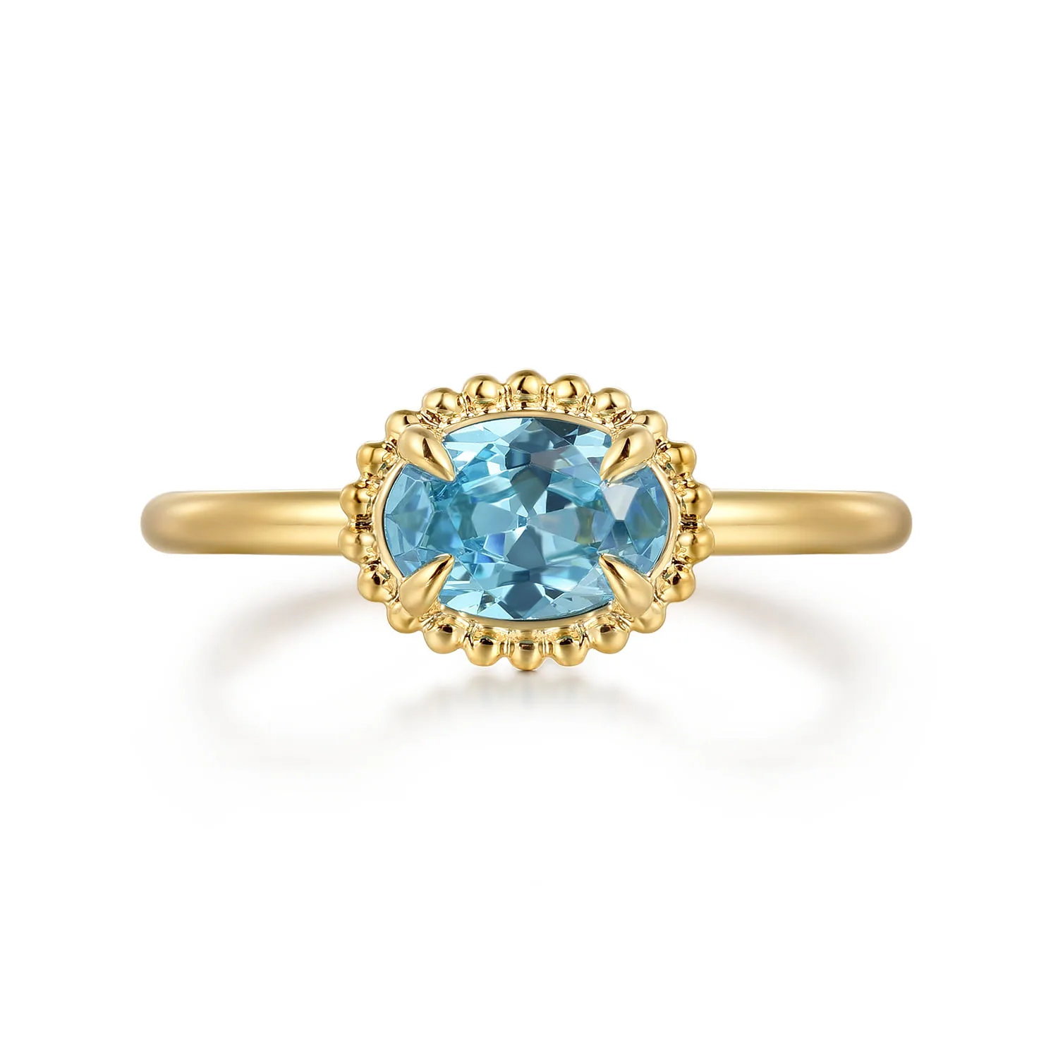 Blue Topaz Bujukan Promise Ring