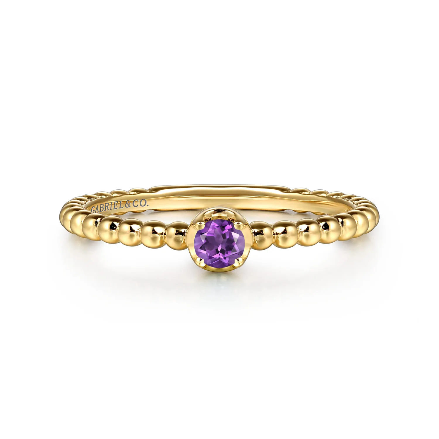 Amethyst Stackable Promise Ring
