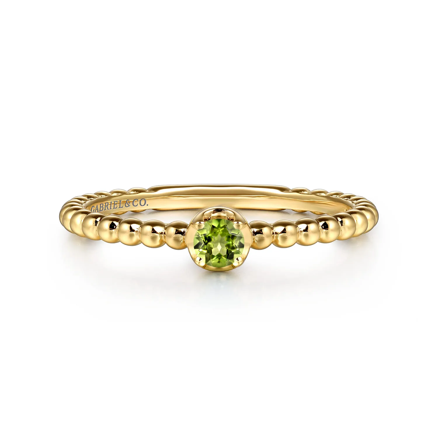 Peridot Stackable Promise Ring