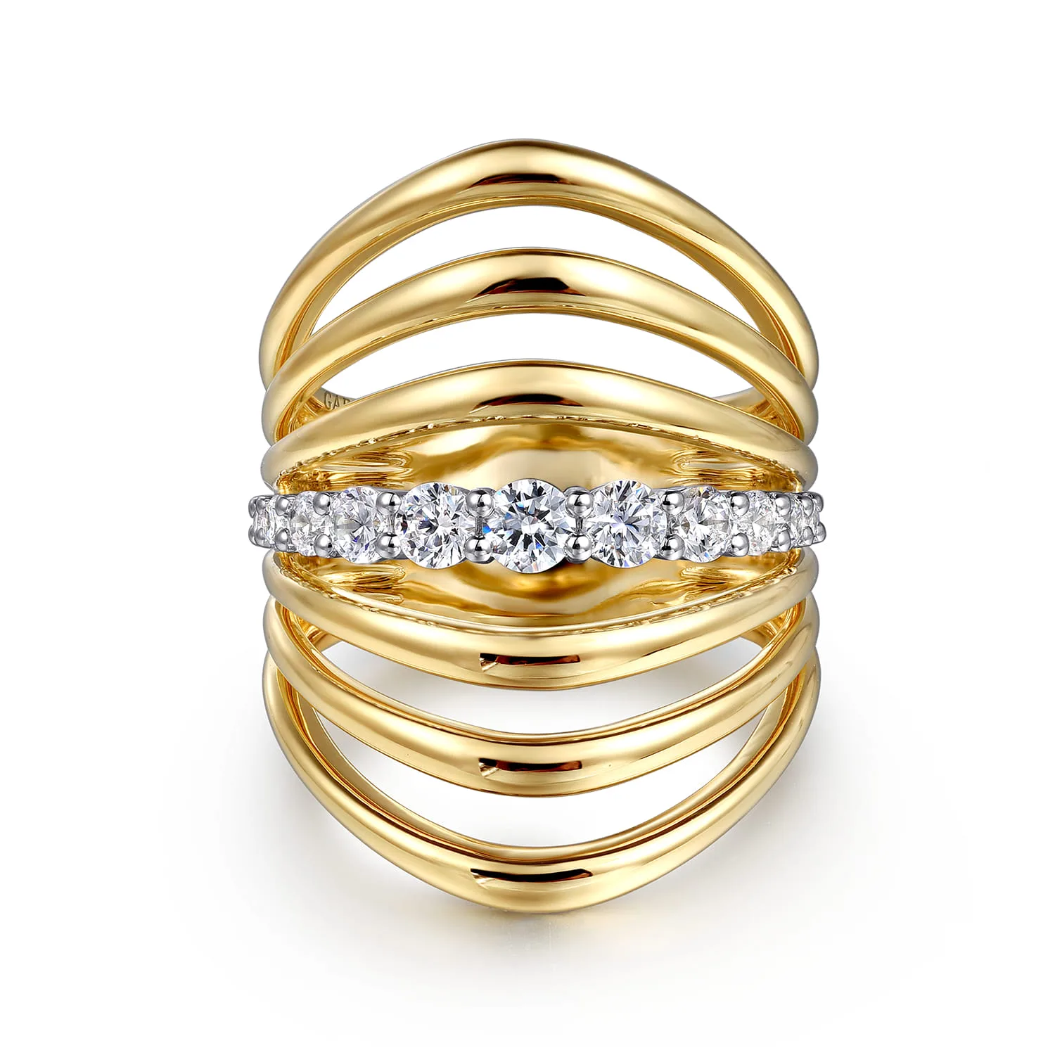Diamond Wide Band Ring