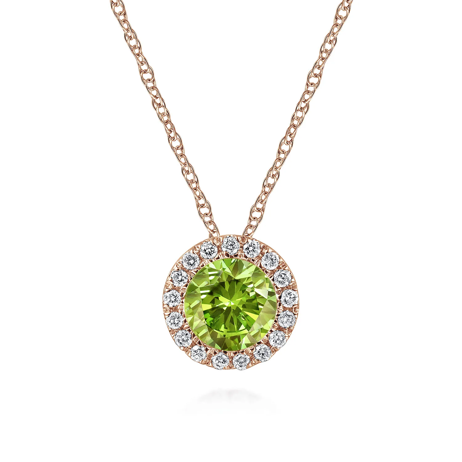 Peridot Pendant Necklace