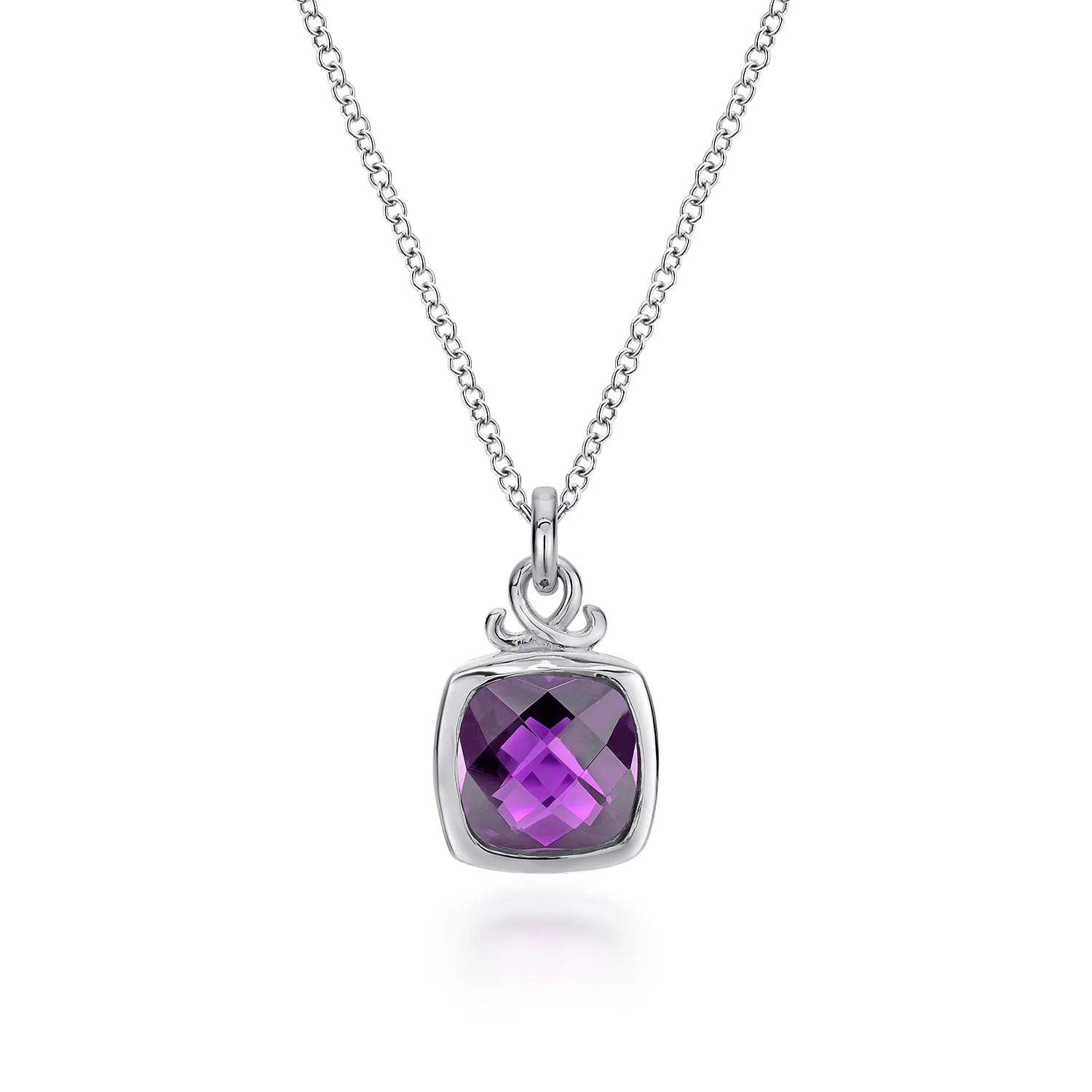 Amethyst Pendant Necklace