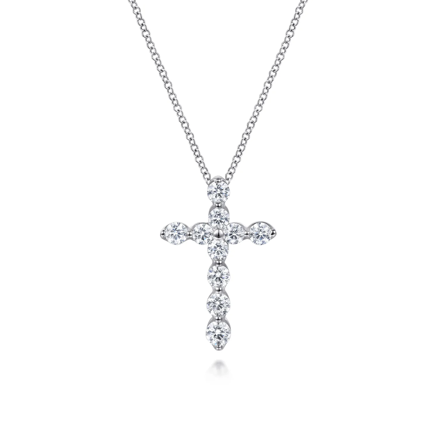 Diamond Cross Pendant Necklace