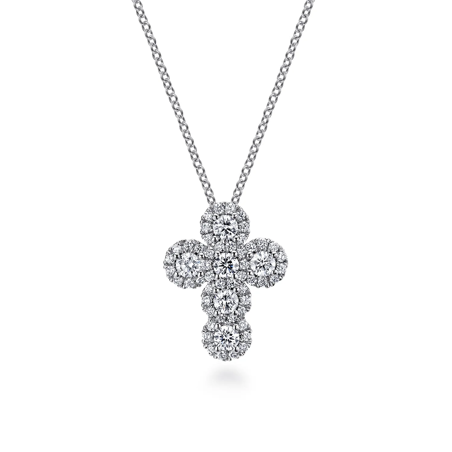 Diamond Cross Pendant Necklace