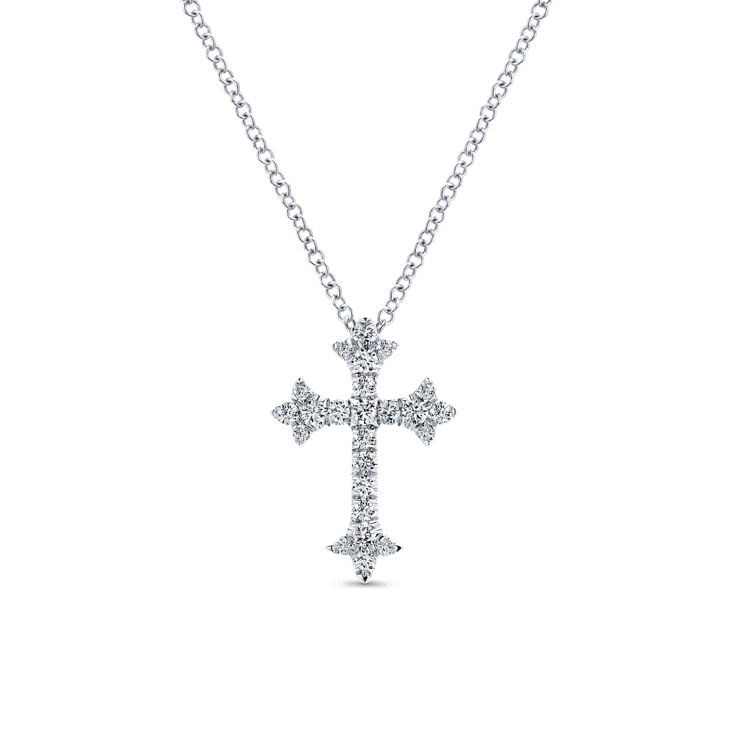 Diamond Cross Pendant Necklace