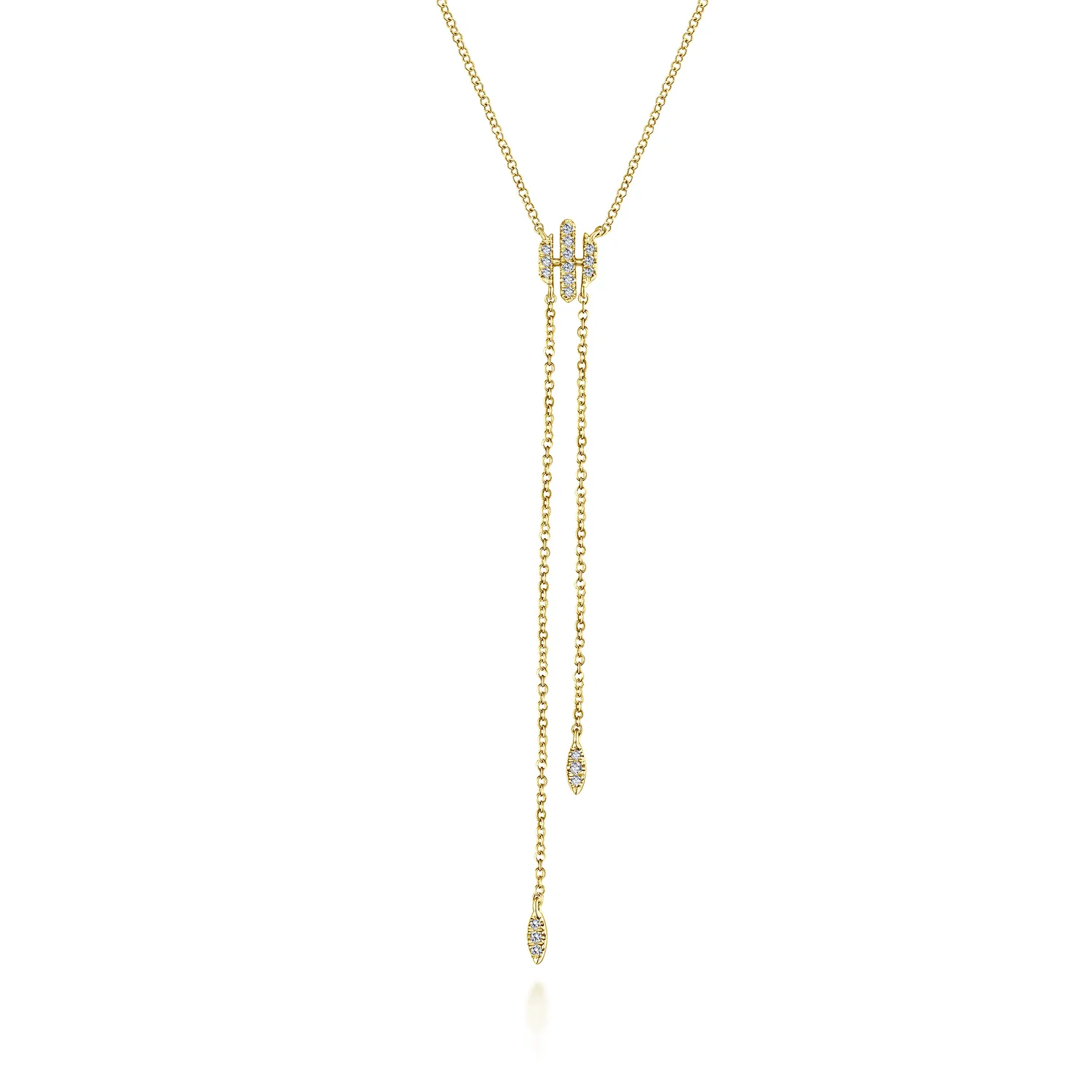 Diamond Y Knot Necklace