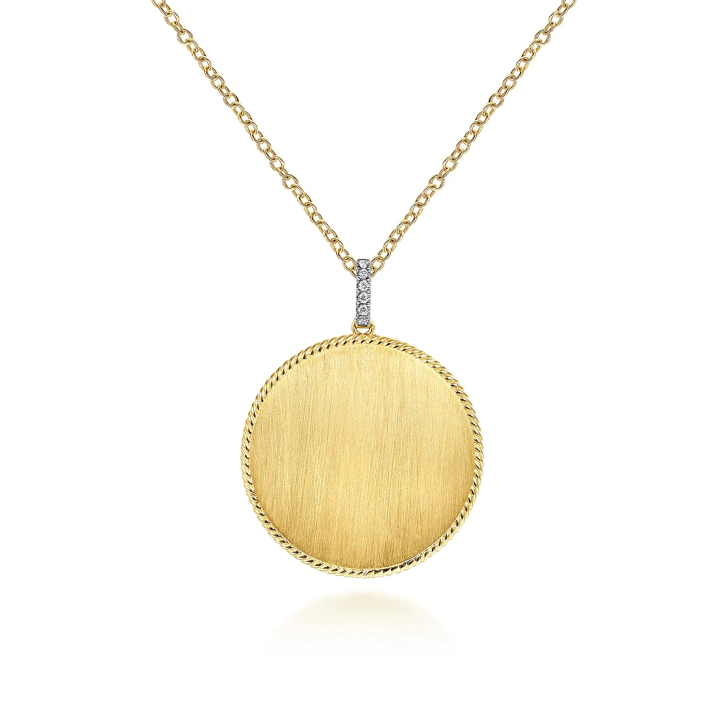 32 inch Pendant Necklace with Diamond Bale