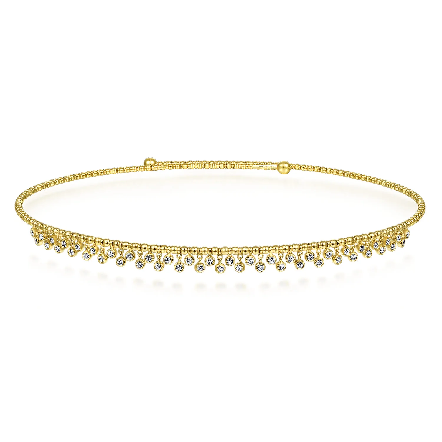 Diamond Clusters Bujukan Beaded Choker Necklace