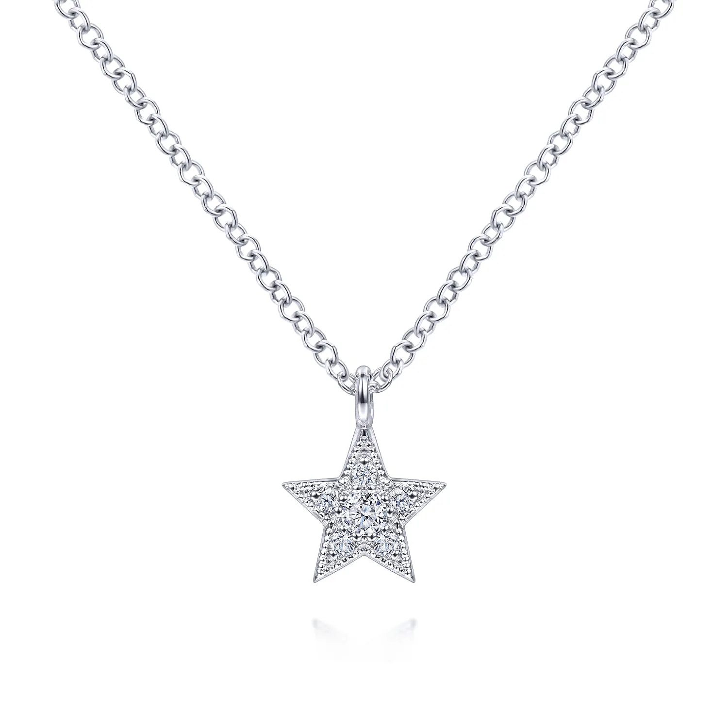 Diamond Star Pendant Necklace