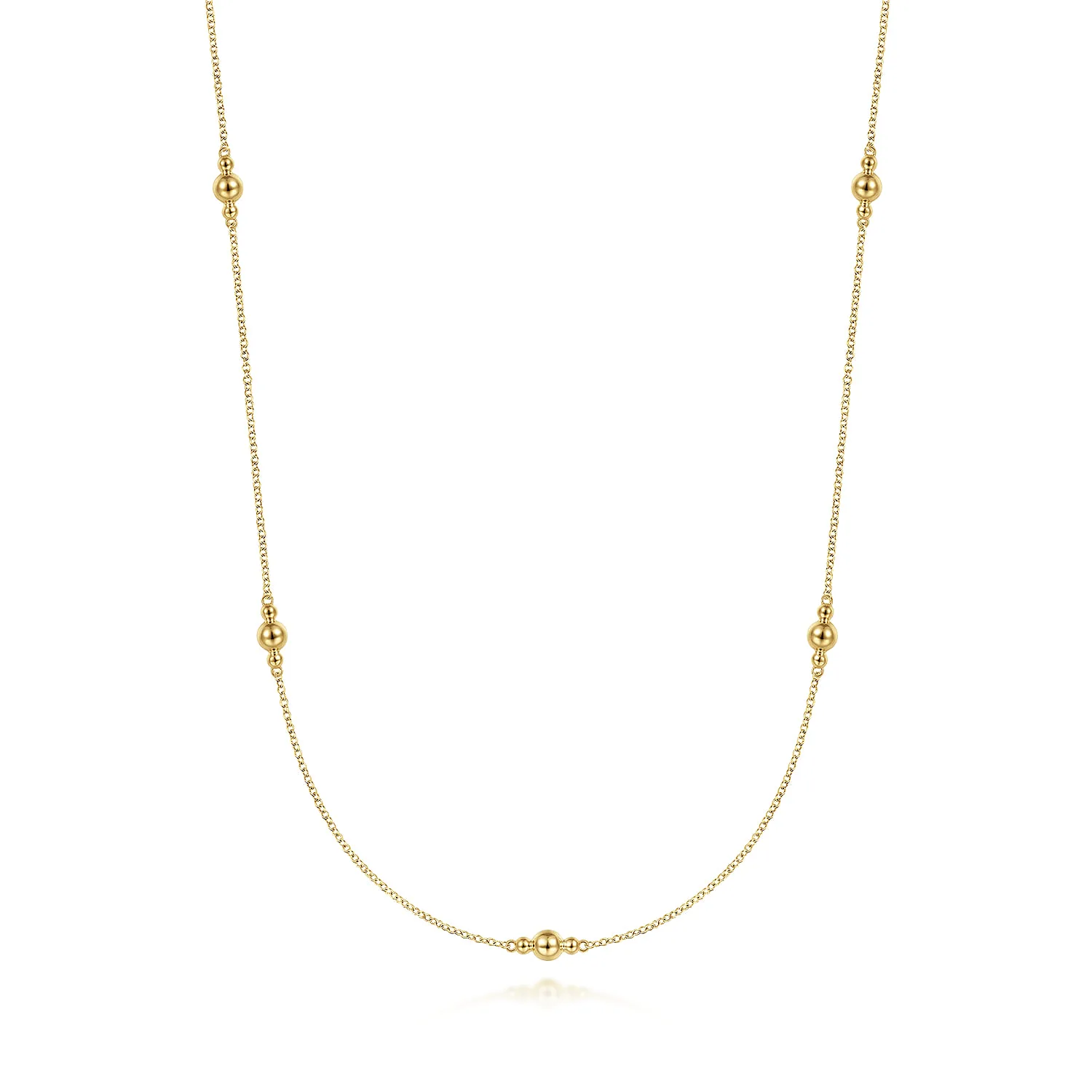 28 inch Bujukan Bead Station Necklace