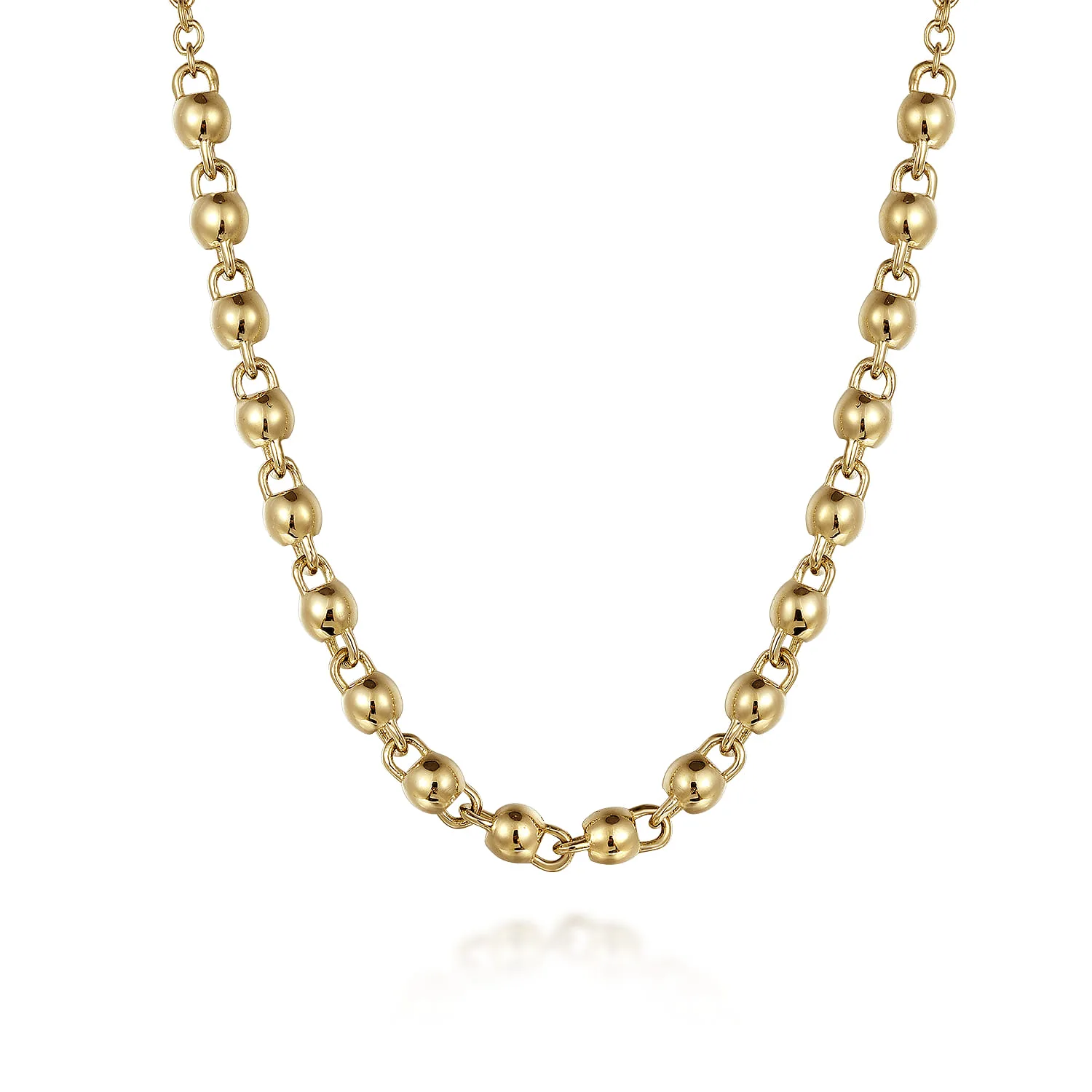 18 Inch Beaded Station Necklace