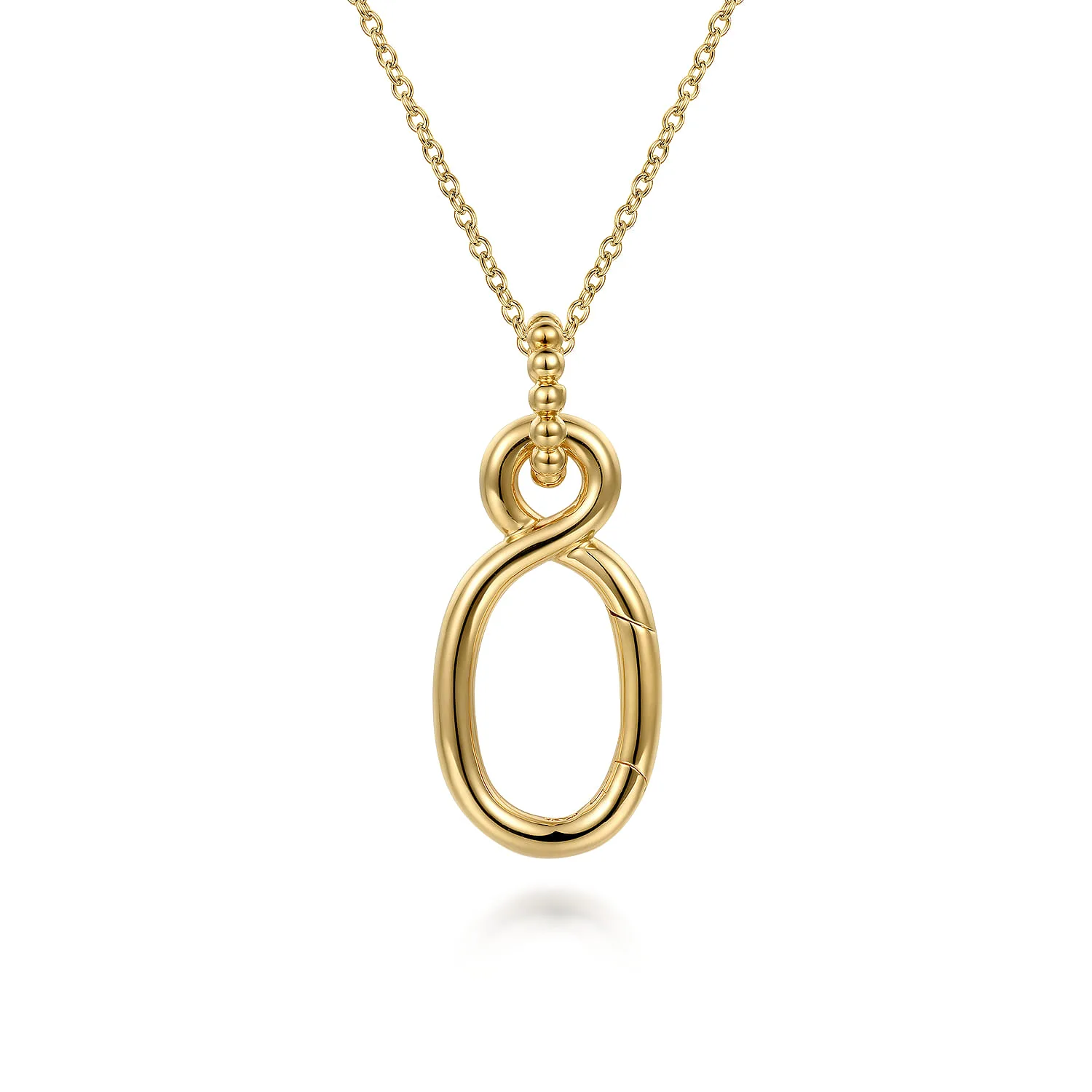Hinge Function Bujukan Pendant Necklace
