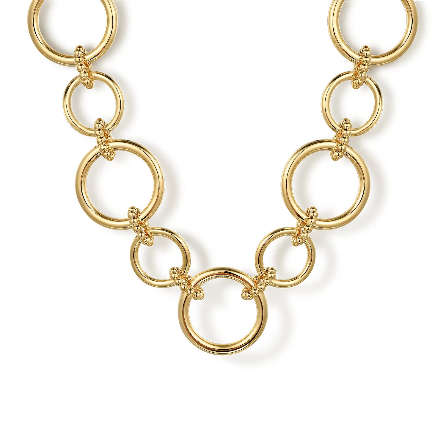 Circle Link Chain Necklace