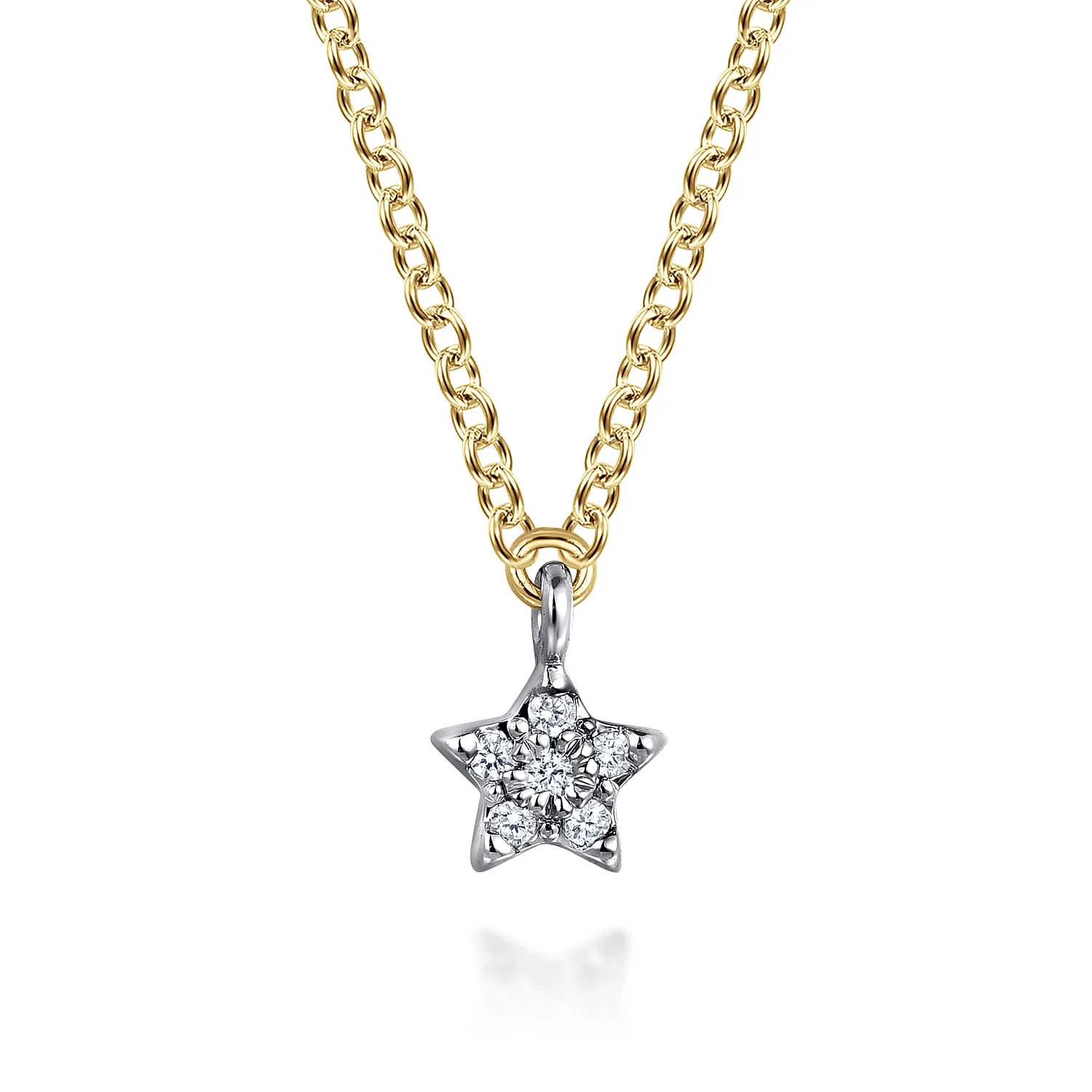 Diamond Star Pendant Necklace