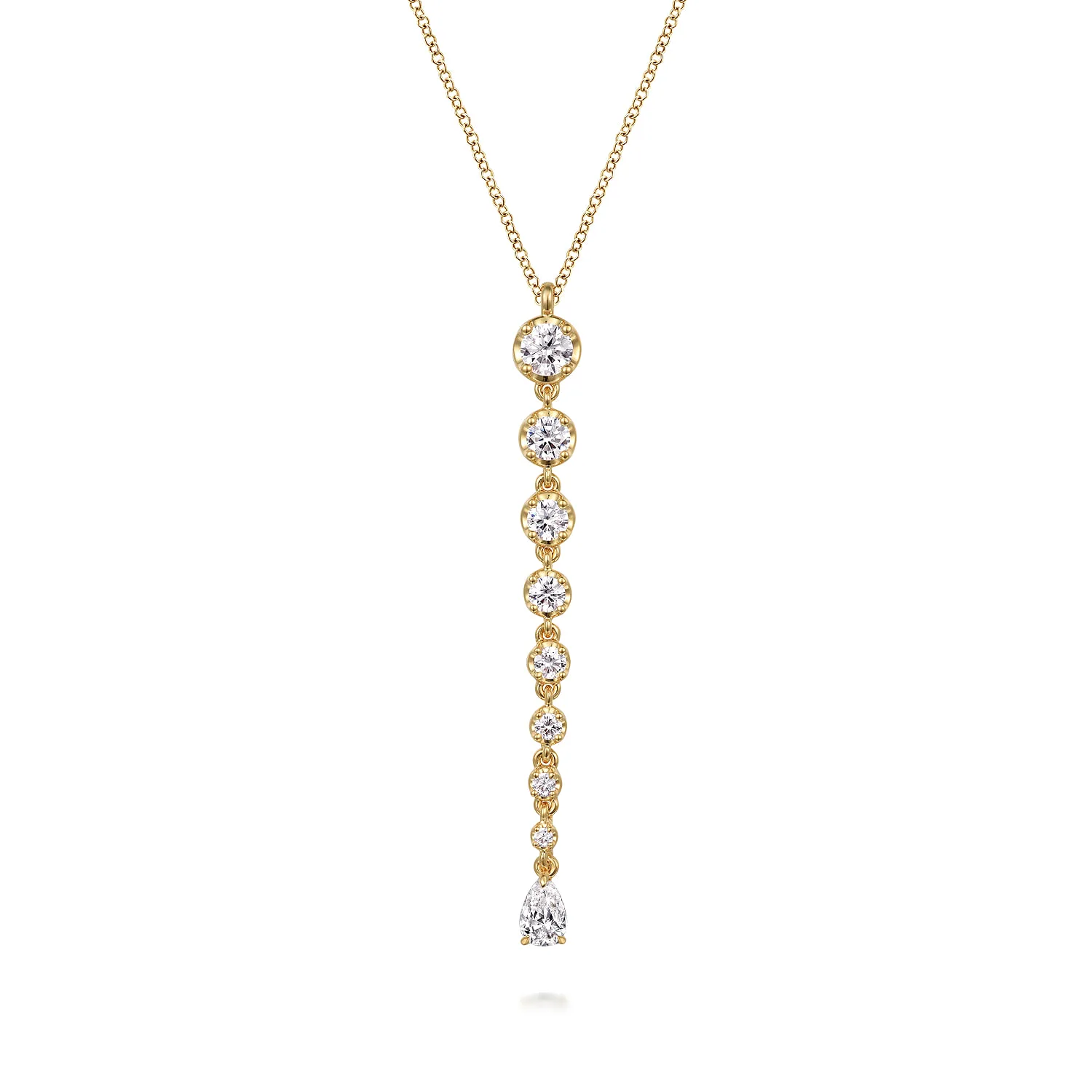Diamond Bar Necklace