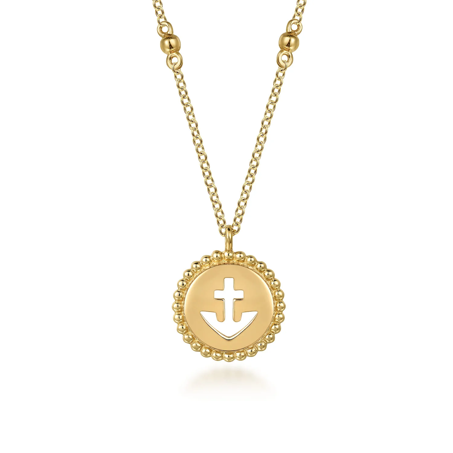 Bujukan Anchor Medallion Necklace