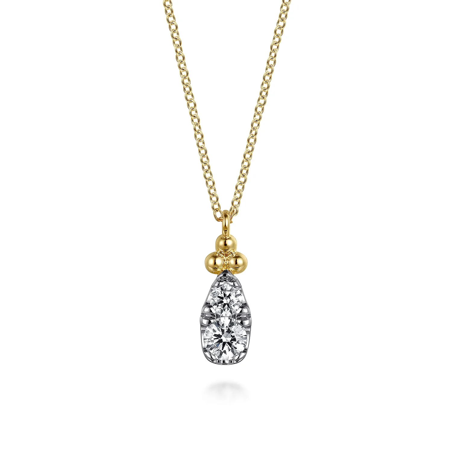 Diamond Bujukan Teardrop Pendant Necklace