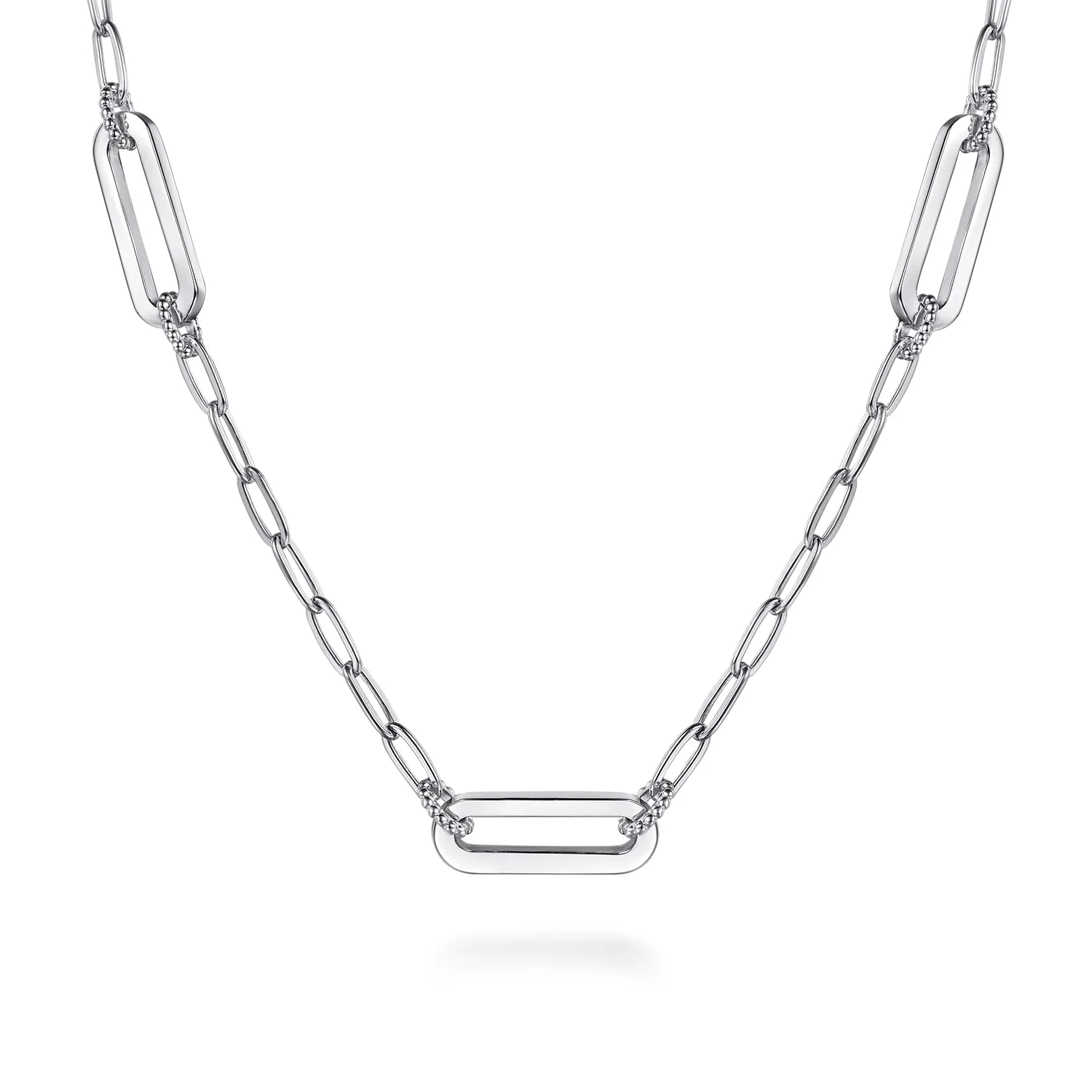 Bujukan Link Chain Necklace in Sterling Silver