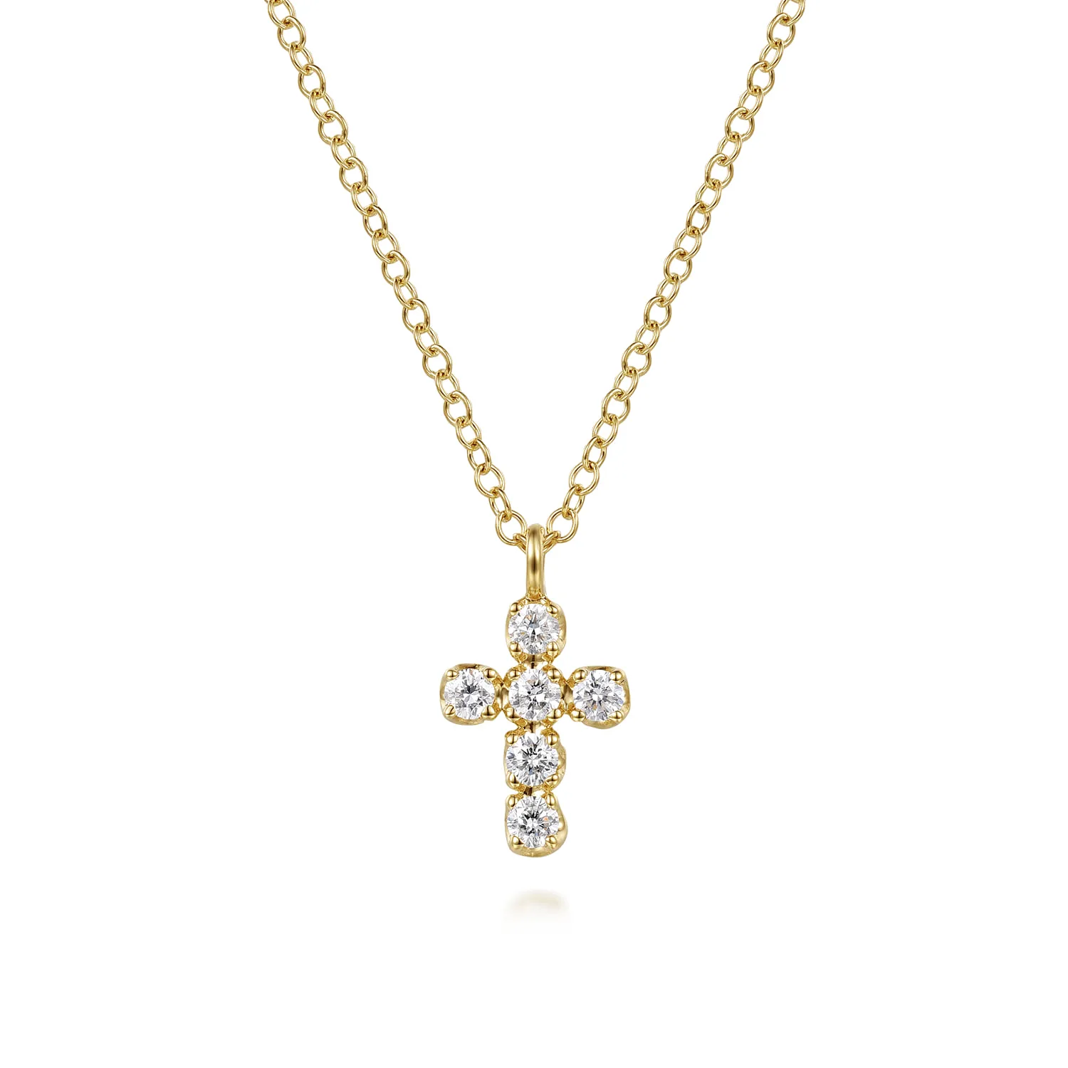 Diamond Cross Pendant Necklace