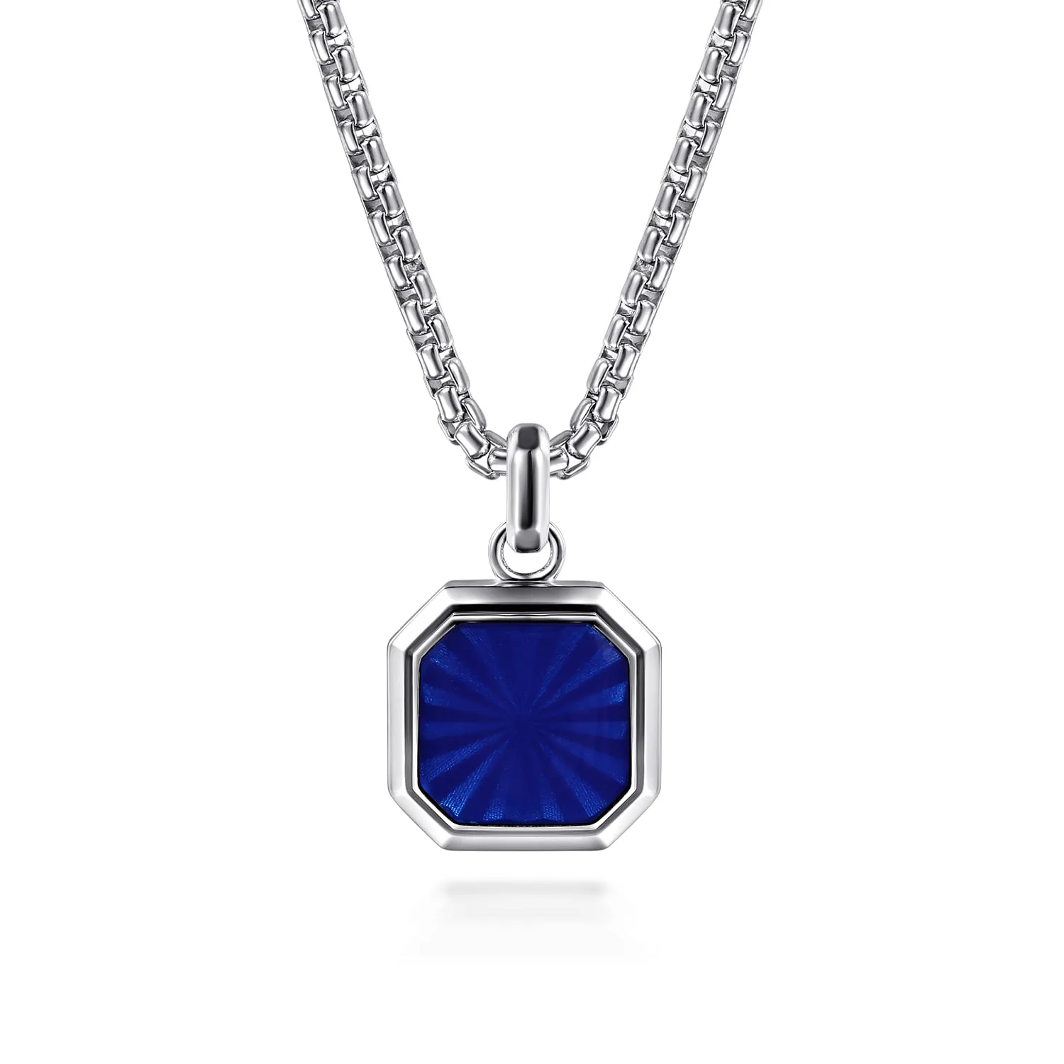 Enamel Pendant in Sterling Silver, photograph 3