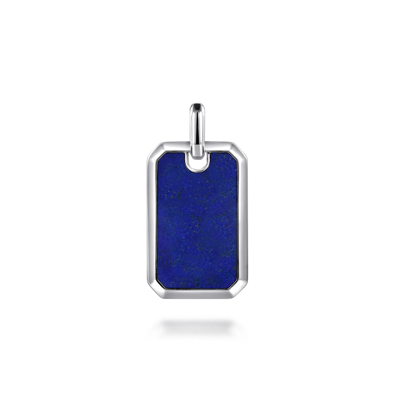 Lapis Dog Tag Pendant