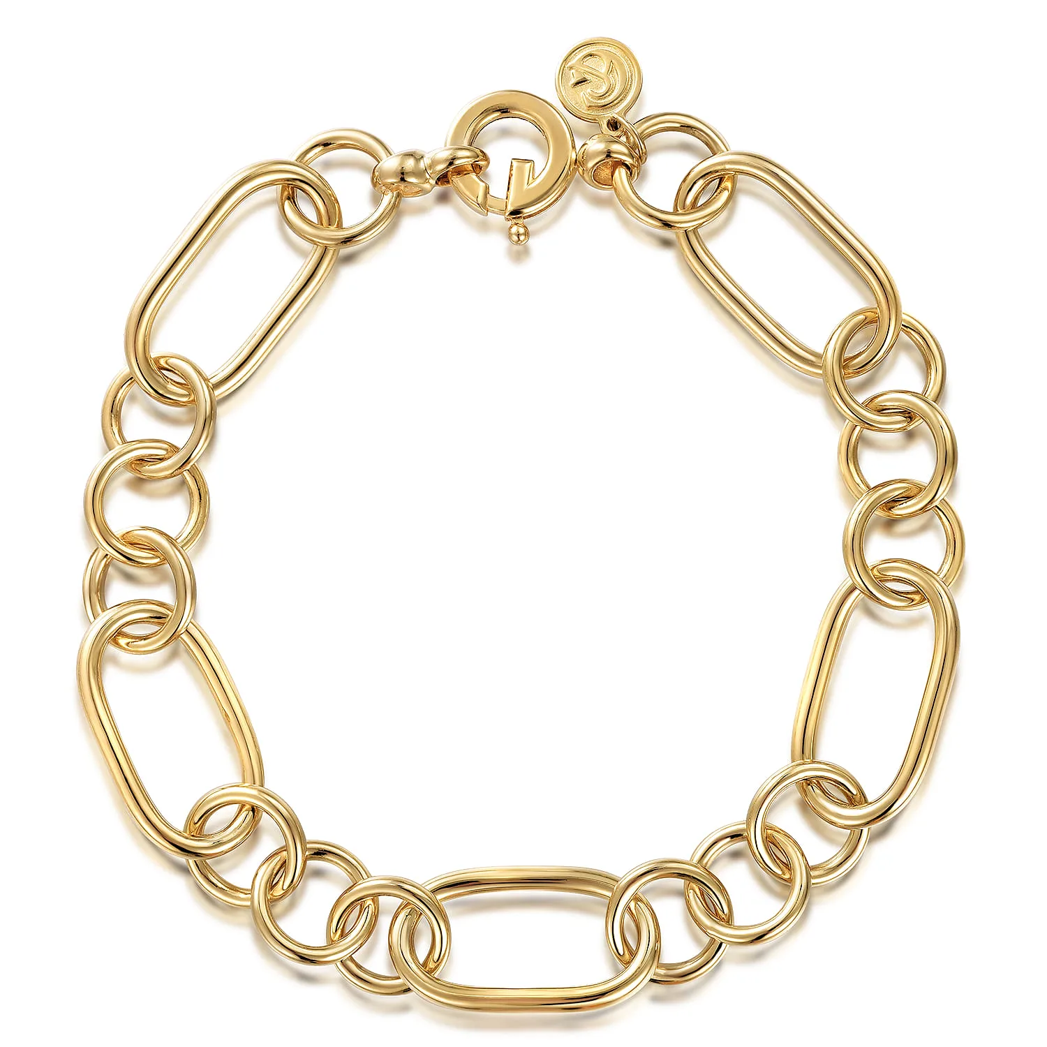 Hollow Tube Link Bracelet