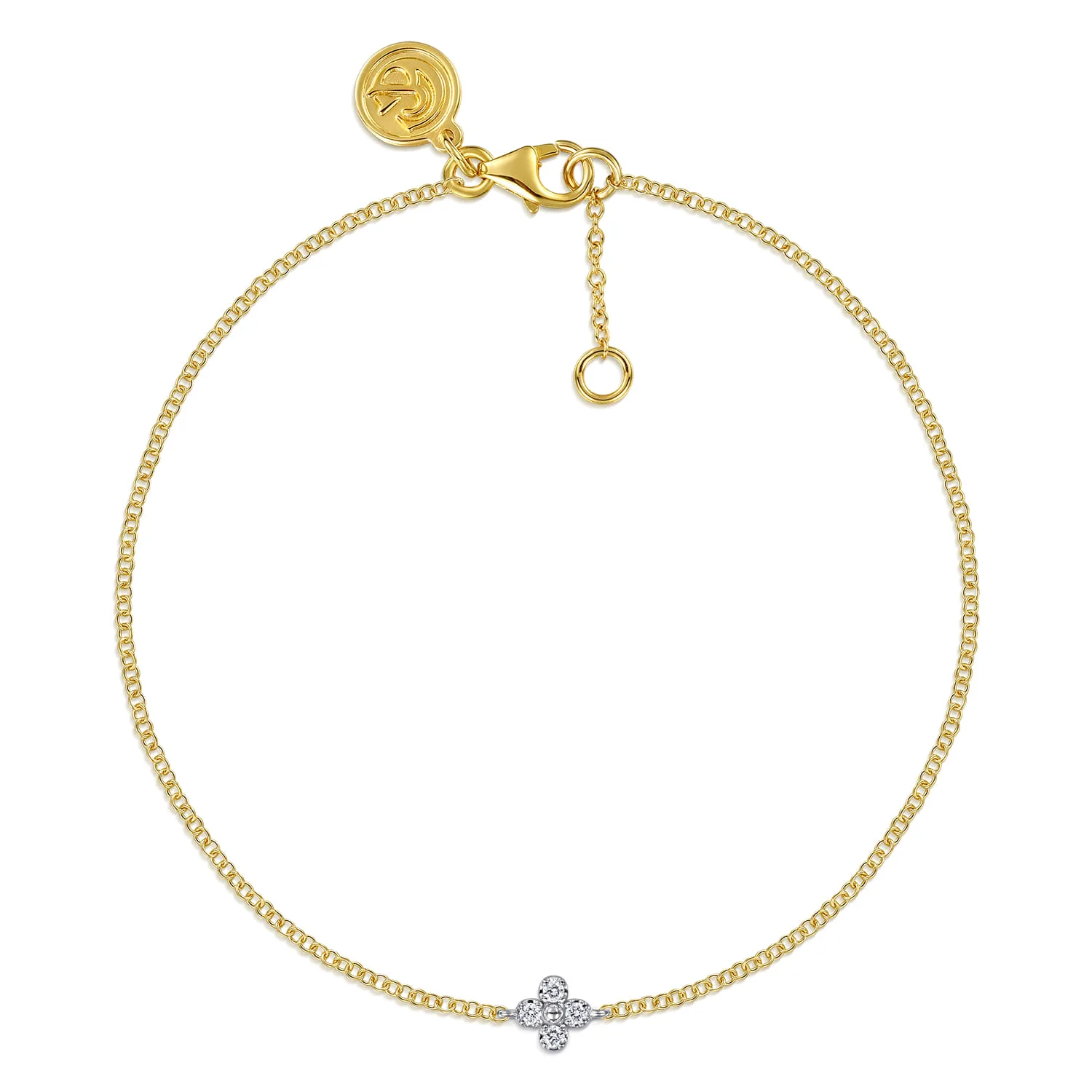 Diamond Clover Bracelet