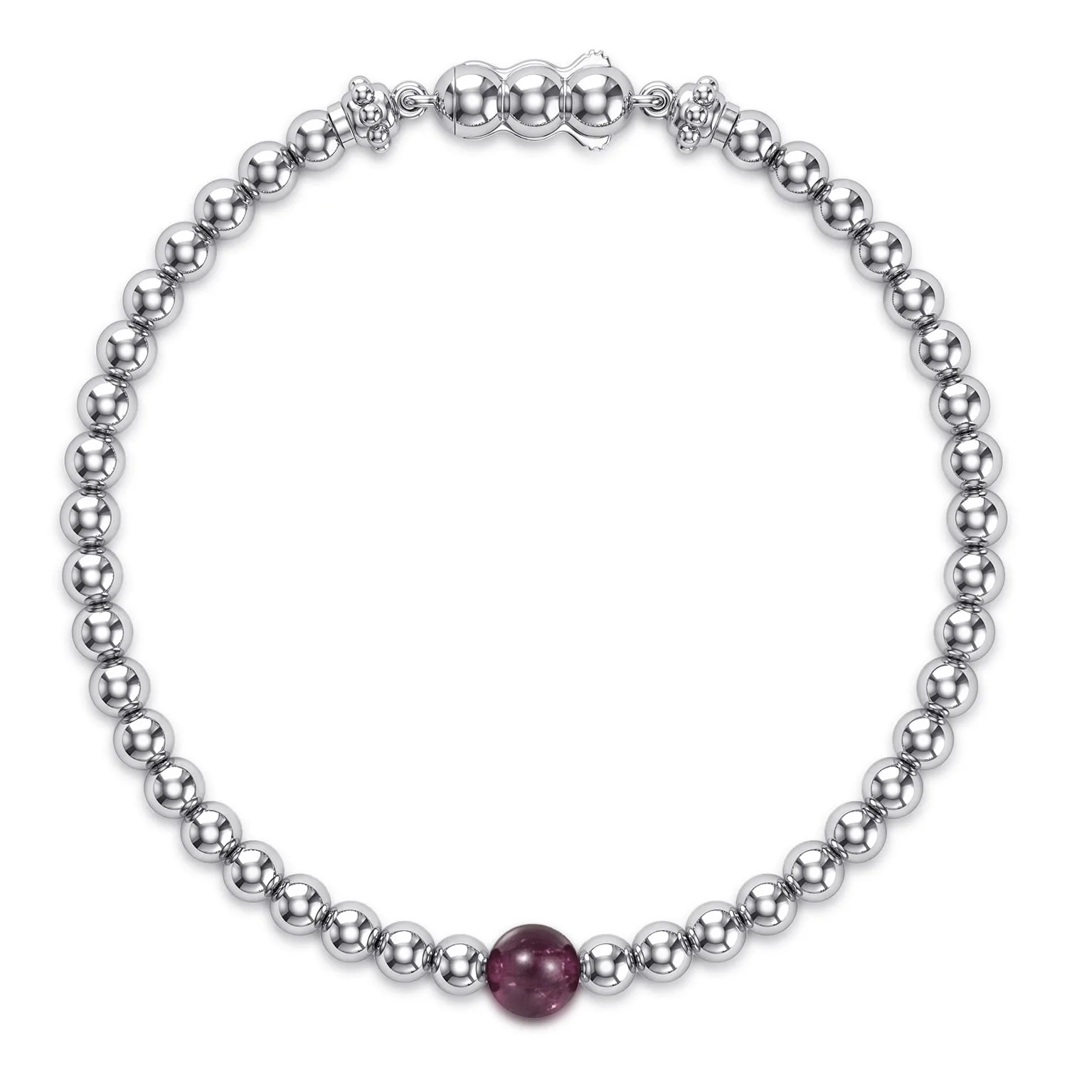 Bujukan Beaded Garnet Bracelet