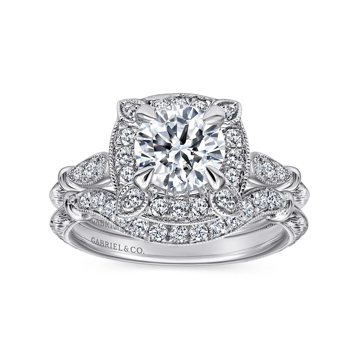 Matching Wedding Band in 14K White Gold, photograph 4