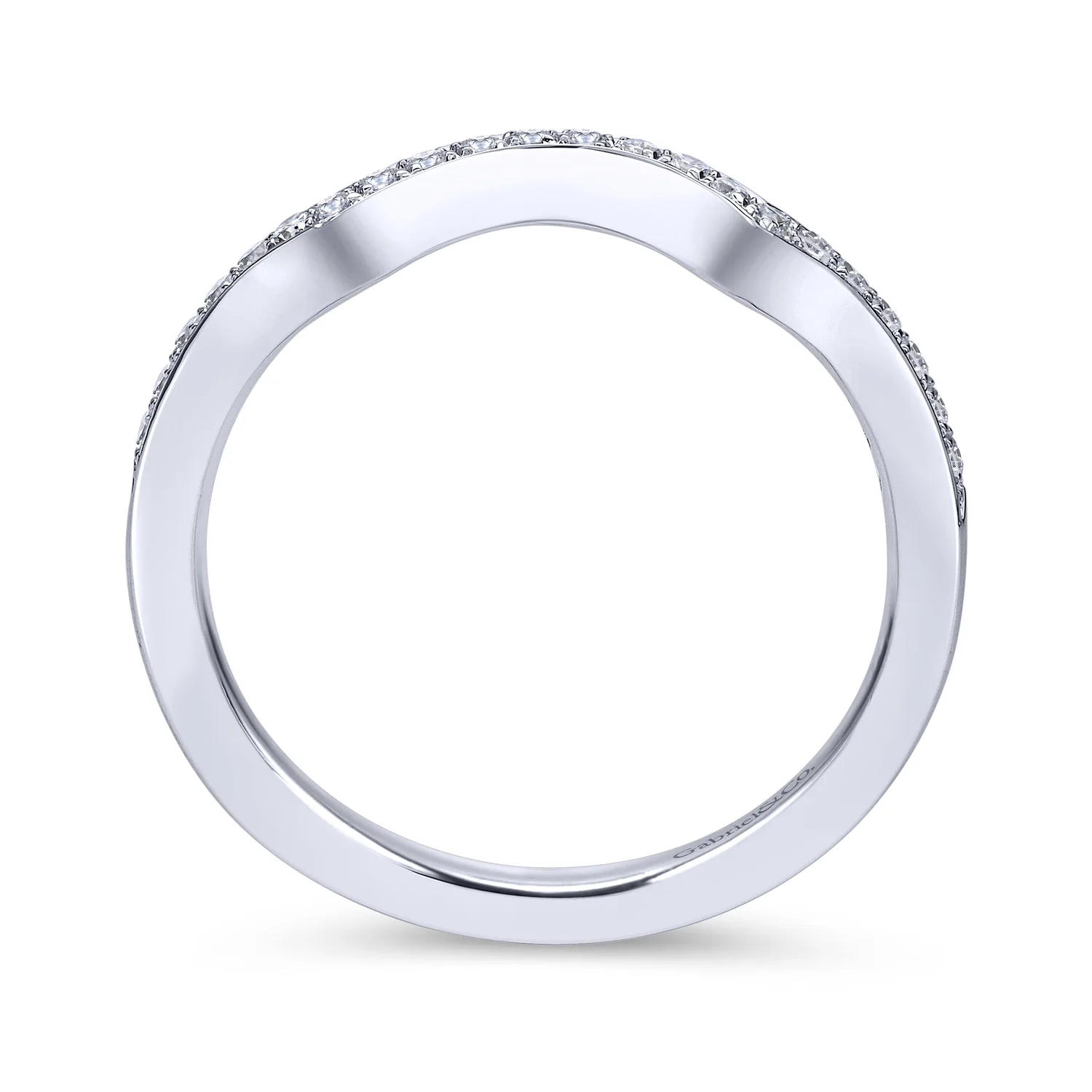 Matching Wedding Band in Platinum, photograph 2