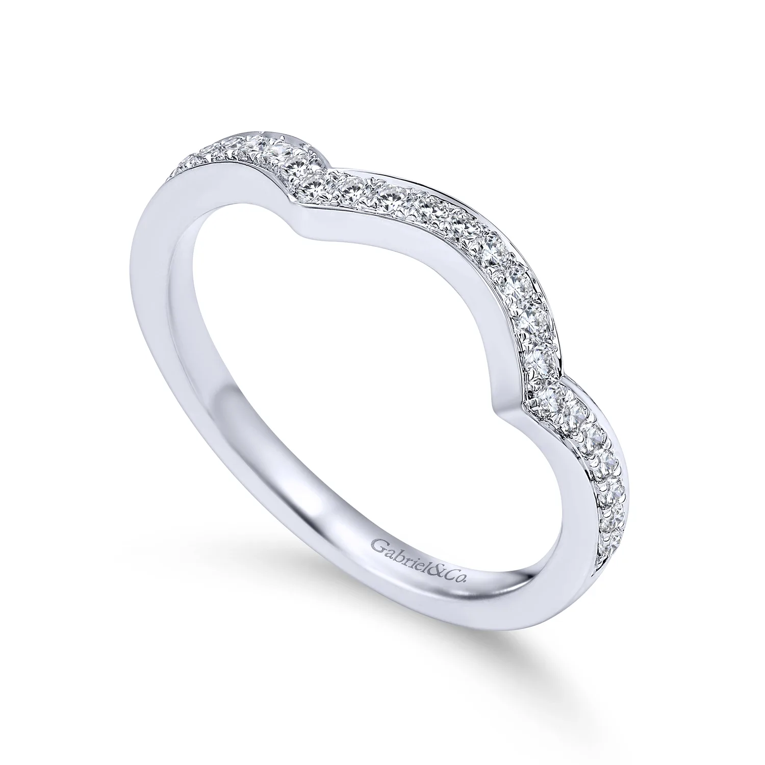 Matching Wedding Band in Platinum, photograph 3