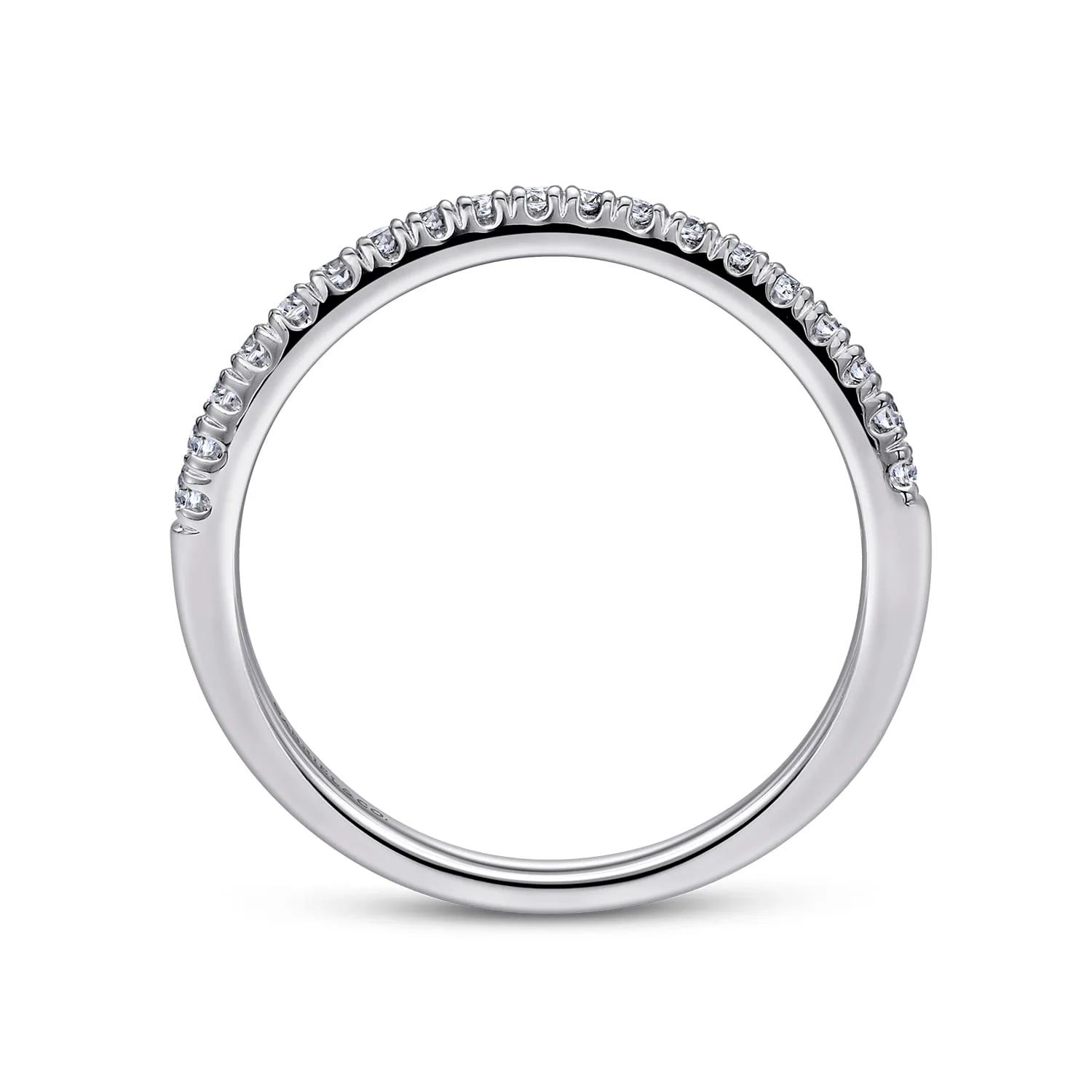 Matching Wedding Band in 14K White Gold, photograph 2