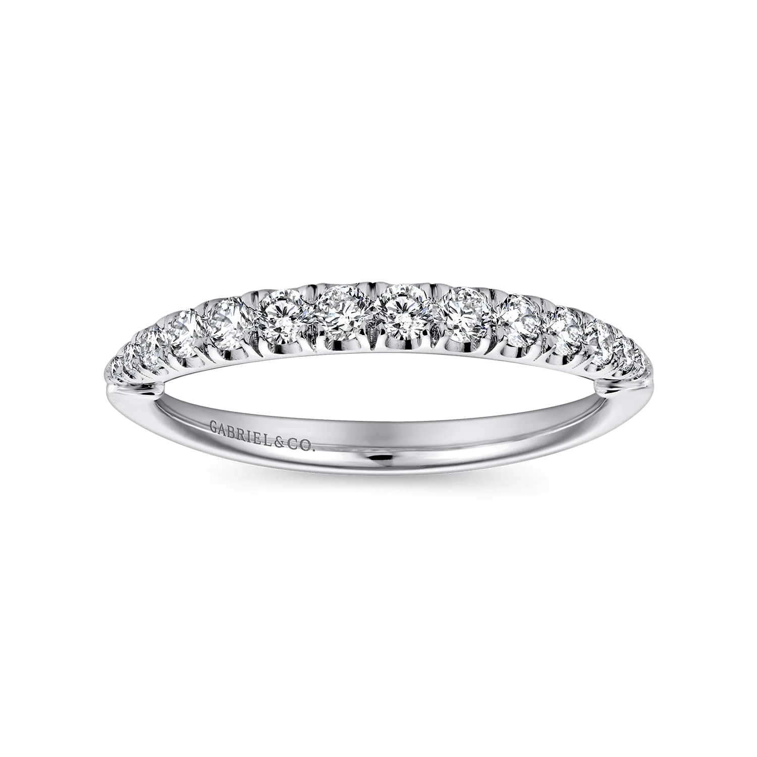 Matching Wedding Band in 14K White Gold, photograph 5