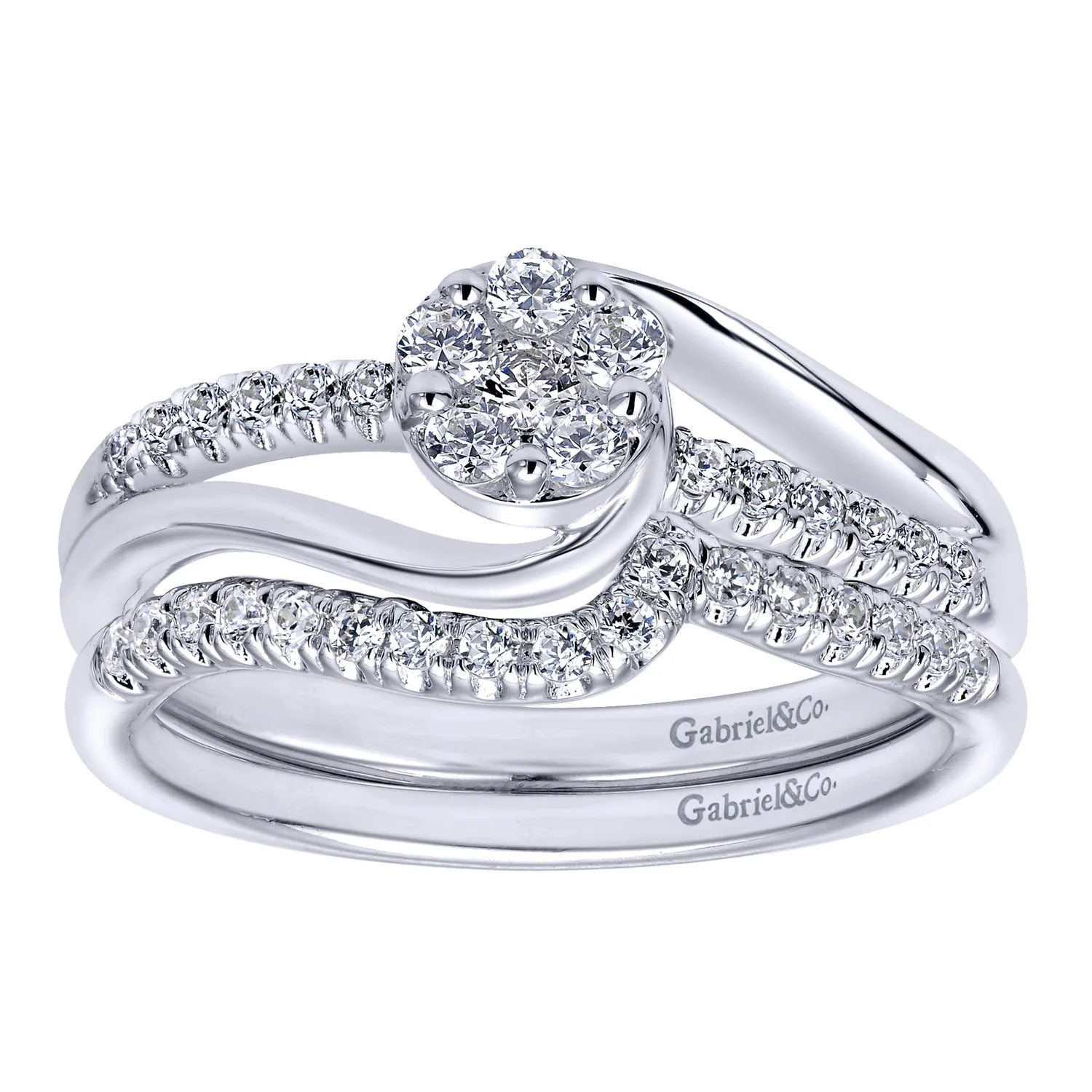 Matching Wedding Band in 14K White Gold, photograph 4