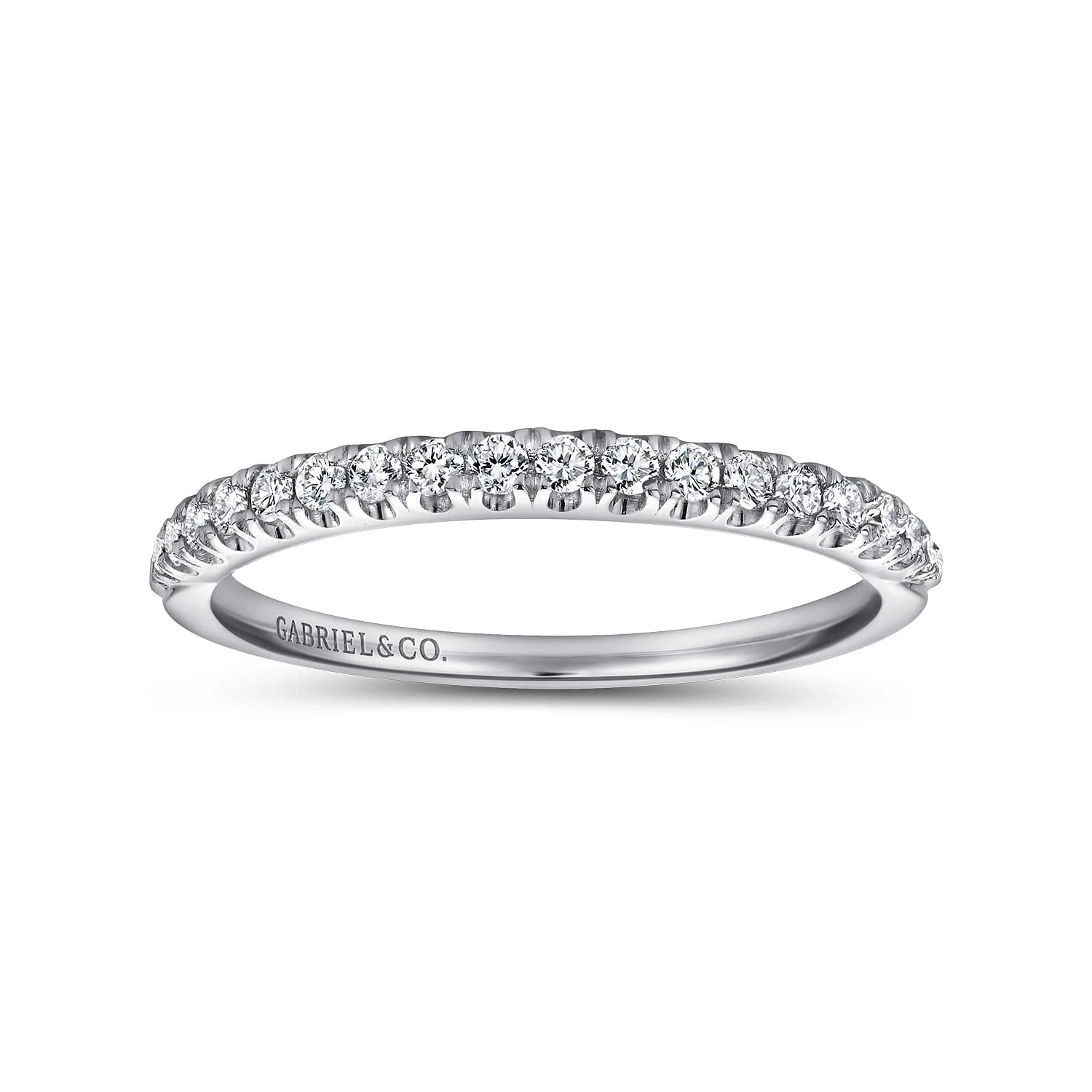 Matching Wedding Band in 14K White Gold, photograph 5